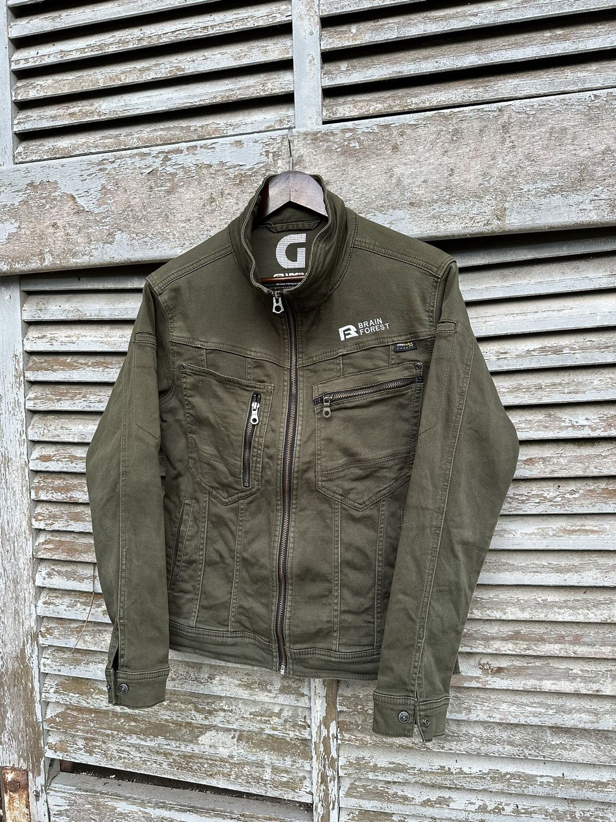 Japanese Brand 👹Grancisco X Cordura Detroit Style Military Green Jacket Size US S / EU 44-46 / 1 - 3 Thumbnail