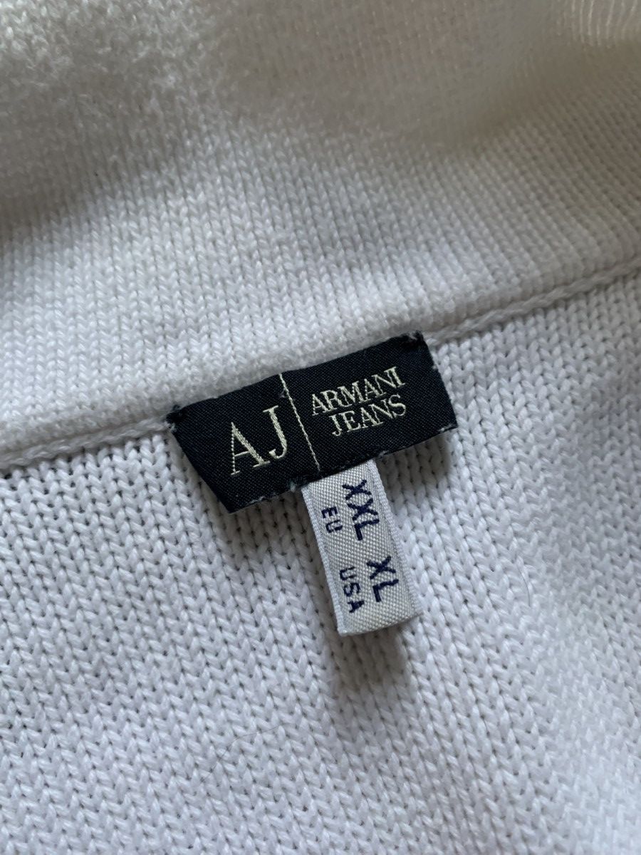Vintage Armani Exchenge Sweater XL 100% Cotton Size US XXL / EU 58 / 5 - 7 Thumbnail