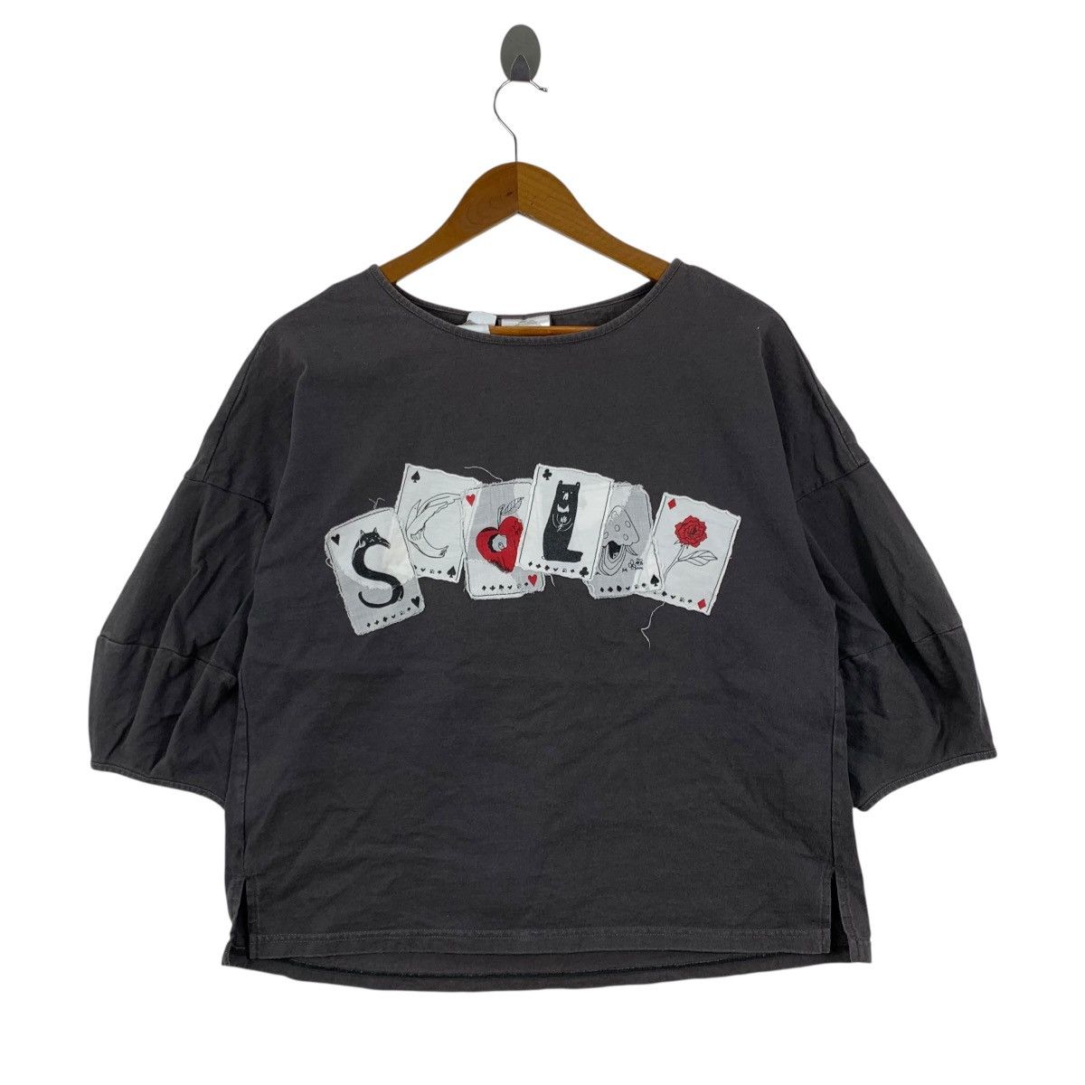 SCOLAR Japanese Brand Crop Top Short Sleeve Tshirt