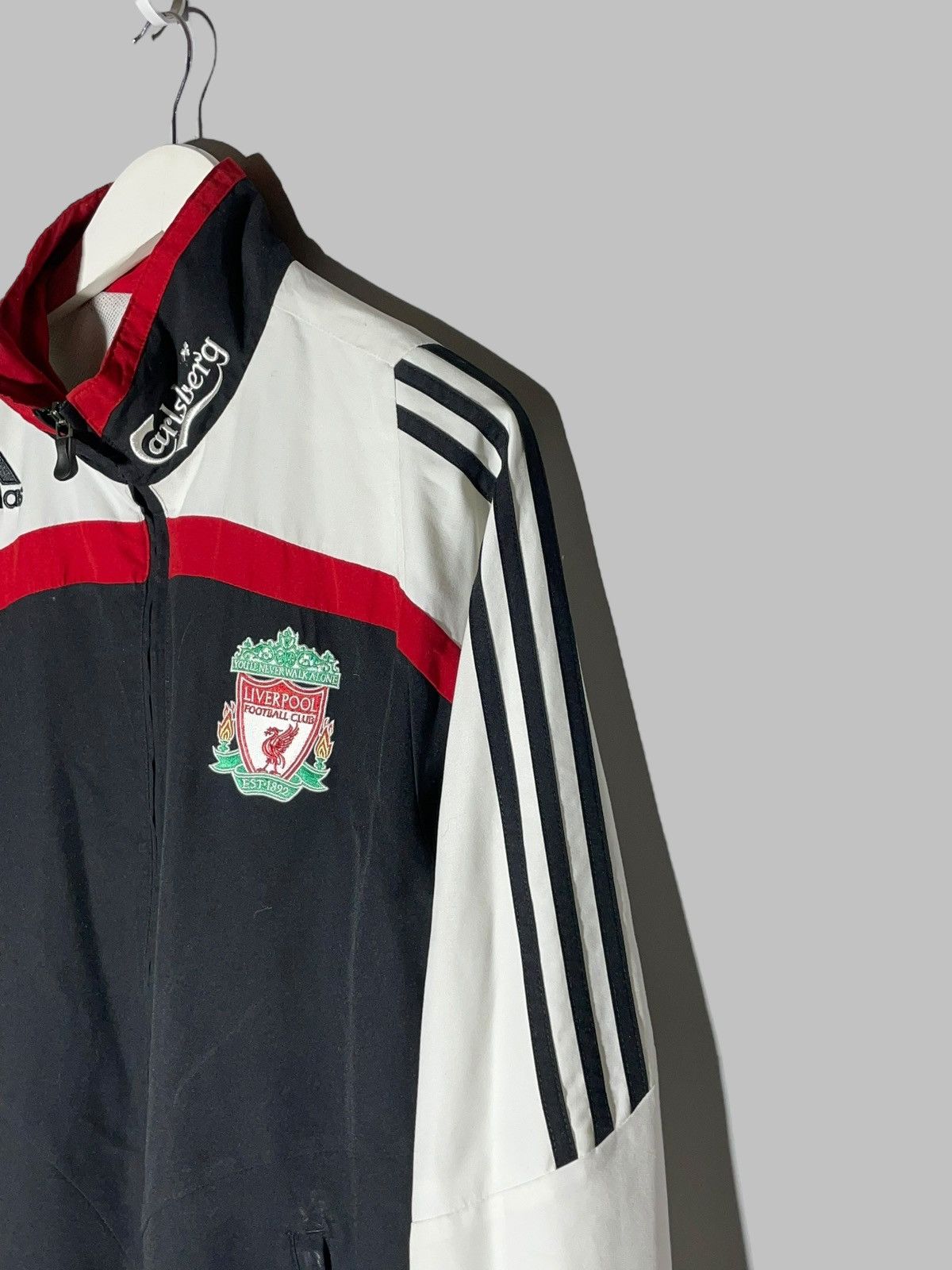 Adidas Liverpool FC Adidas Vintage Y2k Streetwear Full Zip Jacket Size US M / EU 48-50 / 2 - 6 Thumbnail
