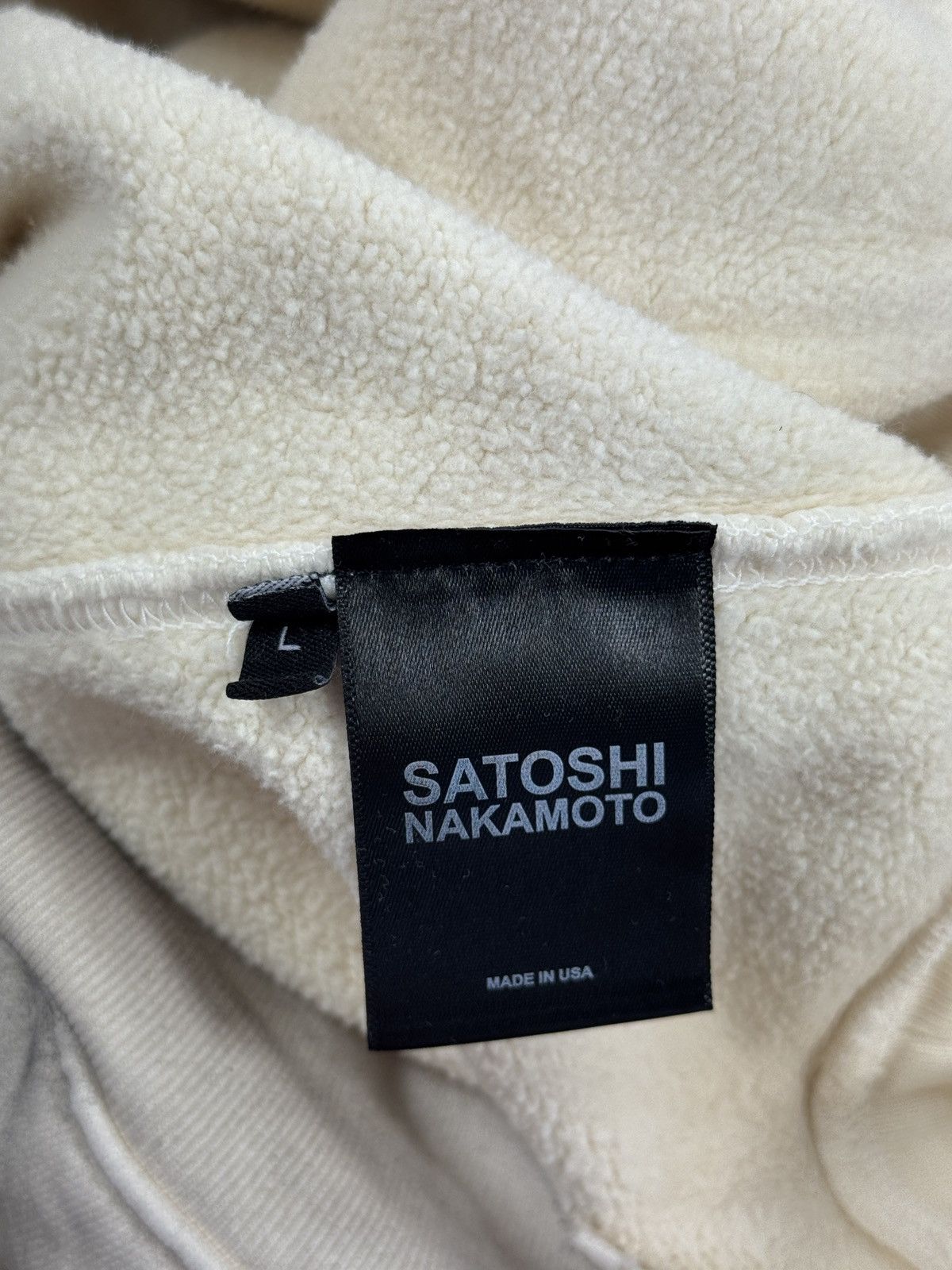 Satoshi Nakamoto Necklace Logo-Print Embellished Distressed Hoodie Size US L / EU 52-54 / 3 - 8 Thumbnail