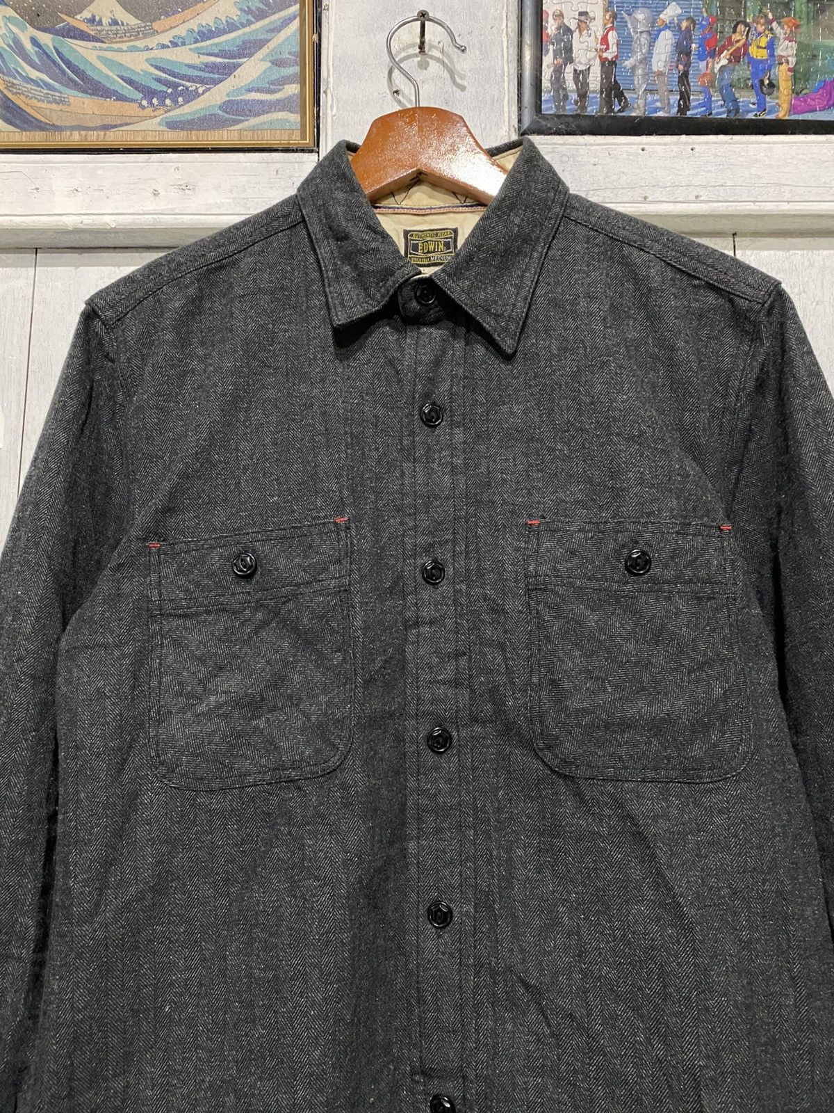Edwin × Japanese Brand Edwin Shirt Size US M / EU 48-50 / 2 - 2 Thumbnail