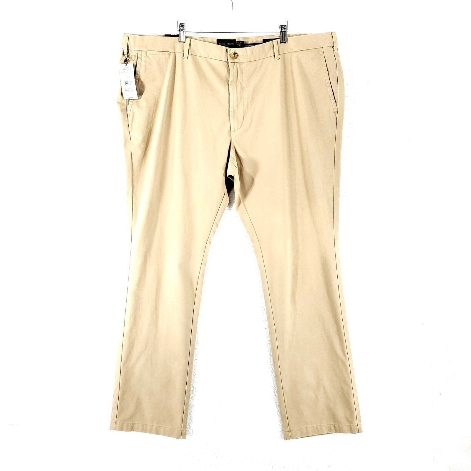 Black Brown 1826 NEW Black Brown 1826 Tan Flat Front Chino Pants 48/35 Flat F Size US 44 / EU 60 - 1 Thumbnail