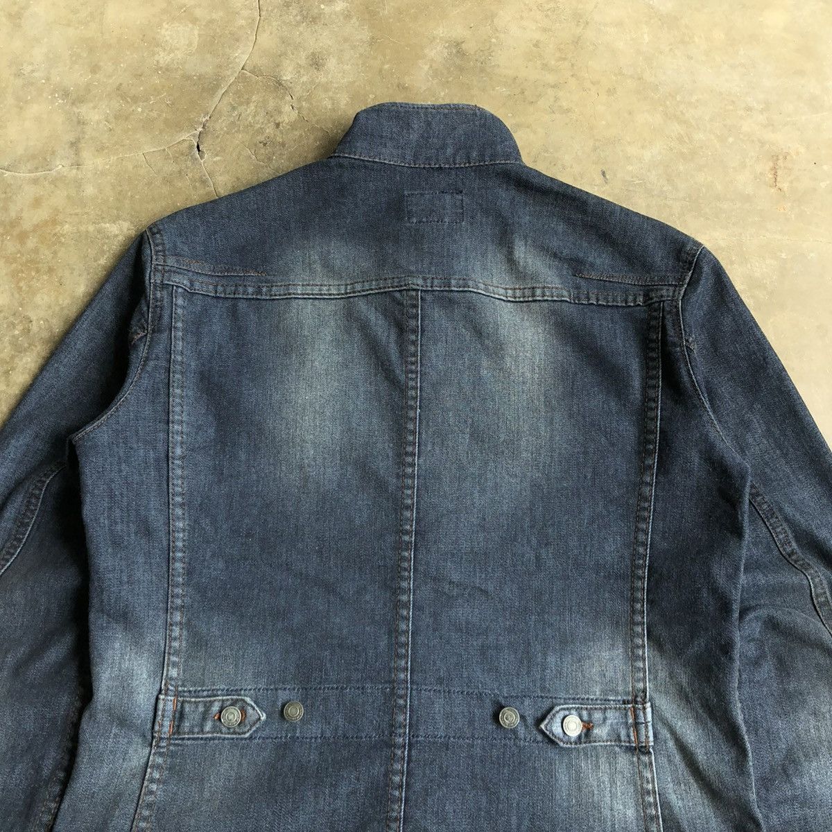 Nicole Club 2000s Nicole Club For Men Biker Denim Jacket Blue Indigo Size US M / EU 48-50 / 2 - 12 Thumbnail