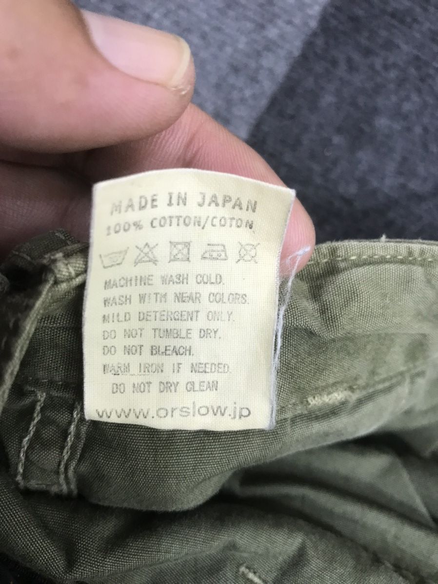 Japanese Brand orslow Japan Military Cargo Pant Size US 29 - 11 Thumbnail
