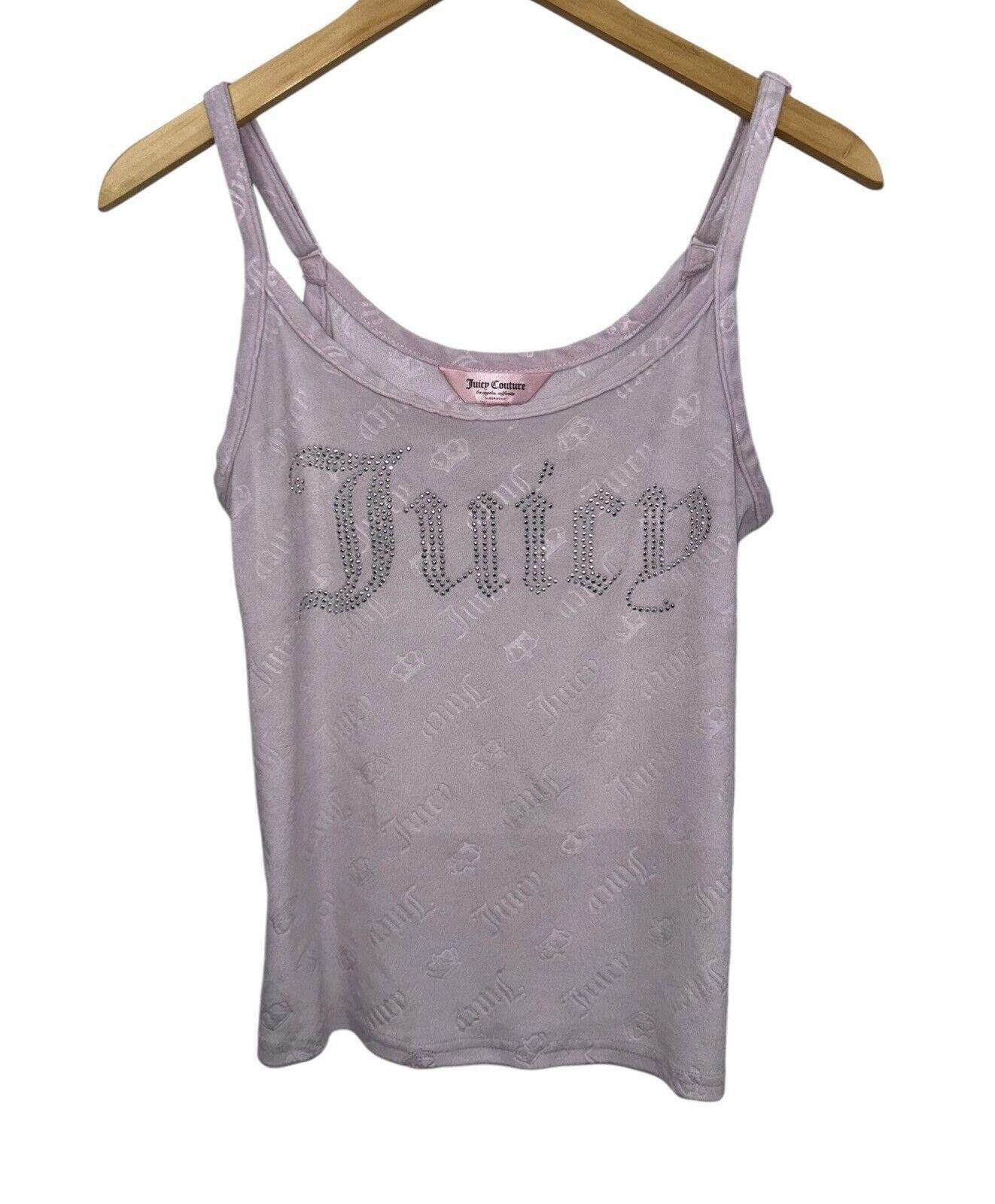 Juicy Couture Jeans Juicy Couture Womens Sleepwear Velour Pink Tank Top XL Size XL / US 12-14 / IT 48-50 - 1 Thumbnail