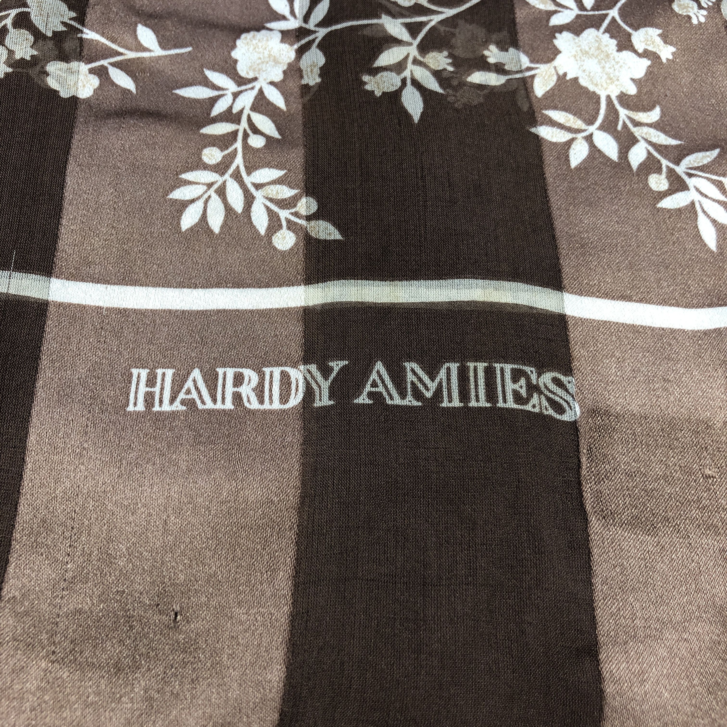 Hardy Amies Hardy Amies Floral Silk Stole Silk Scarf M1386 Size ONE SIZE - 4 Thumbnail