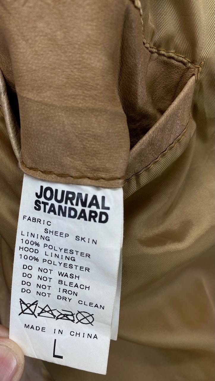 Japanese Brand Vintage Journal Standard Sheep Leather Jacket Size L / US 10 / IT 46 - 8 Thumbnail