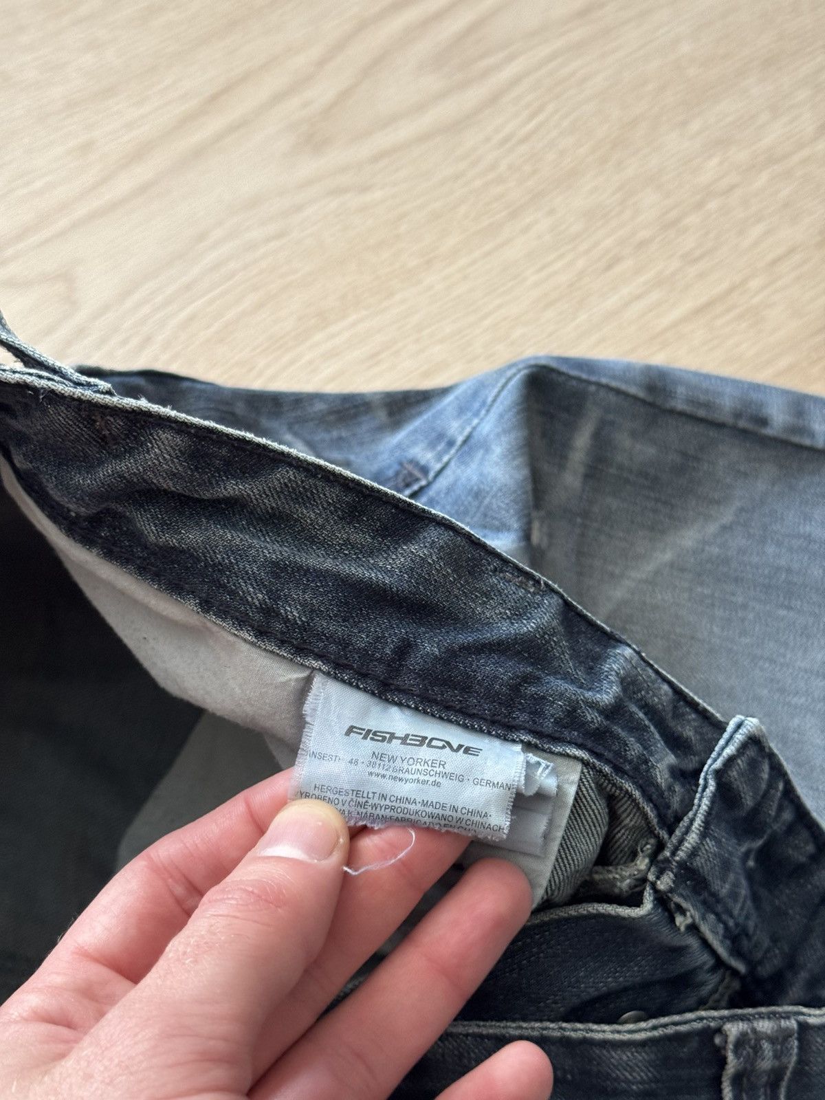 Vintage Vintage 00’s Fishbone y2k Blue Denim Distressed Baggy Pants Size US 36 / EU 52 - 13 Thumbnail