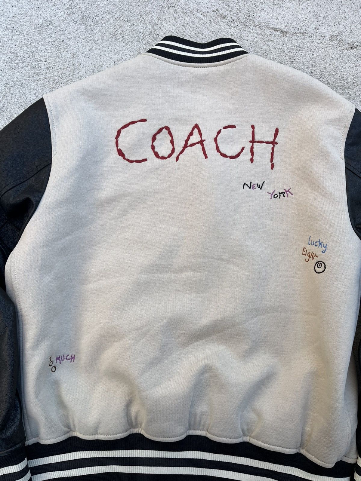 Coach Coach Diary Leather varsity jacket Size US L / EU 52-54 / 3 - 3 Thumbnail