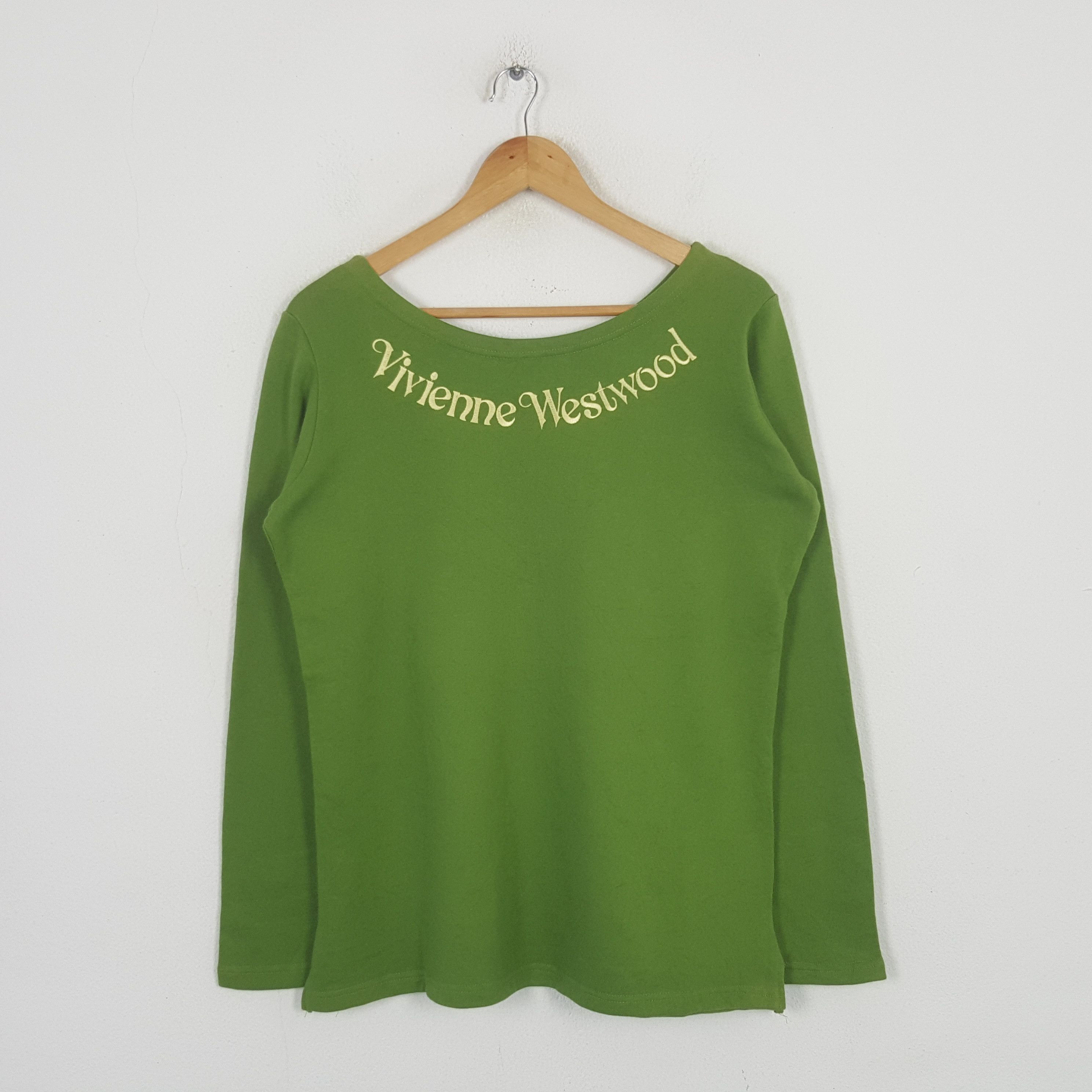 Designer Vintage Vivienne Westwood Long Sleeve Tshirt RR3 Size L / US 10 / IT 46 - 3 Thumbnail