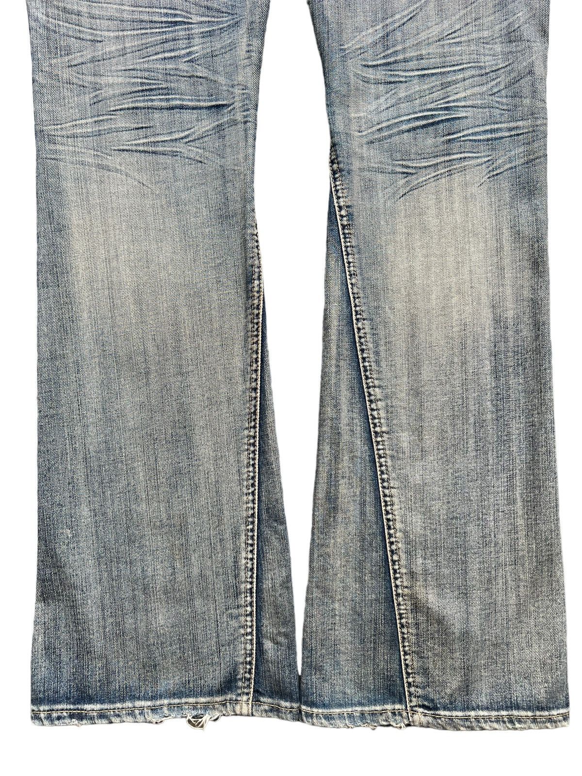 Michel Klein Flare💥 Japan Multipocket Distressed Rusty Flare Jeans 32x33 Size US 32 / EU 48 - 7 Thumbnail