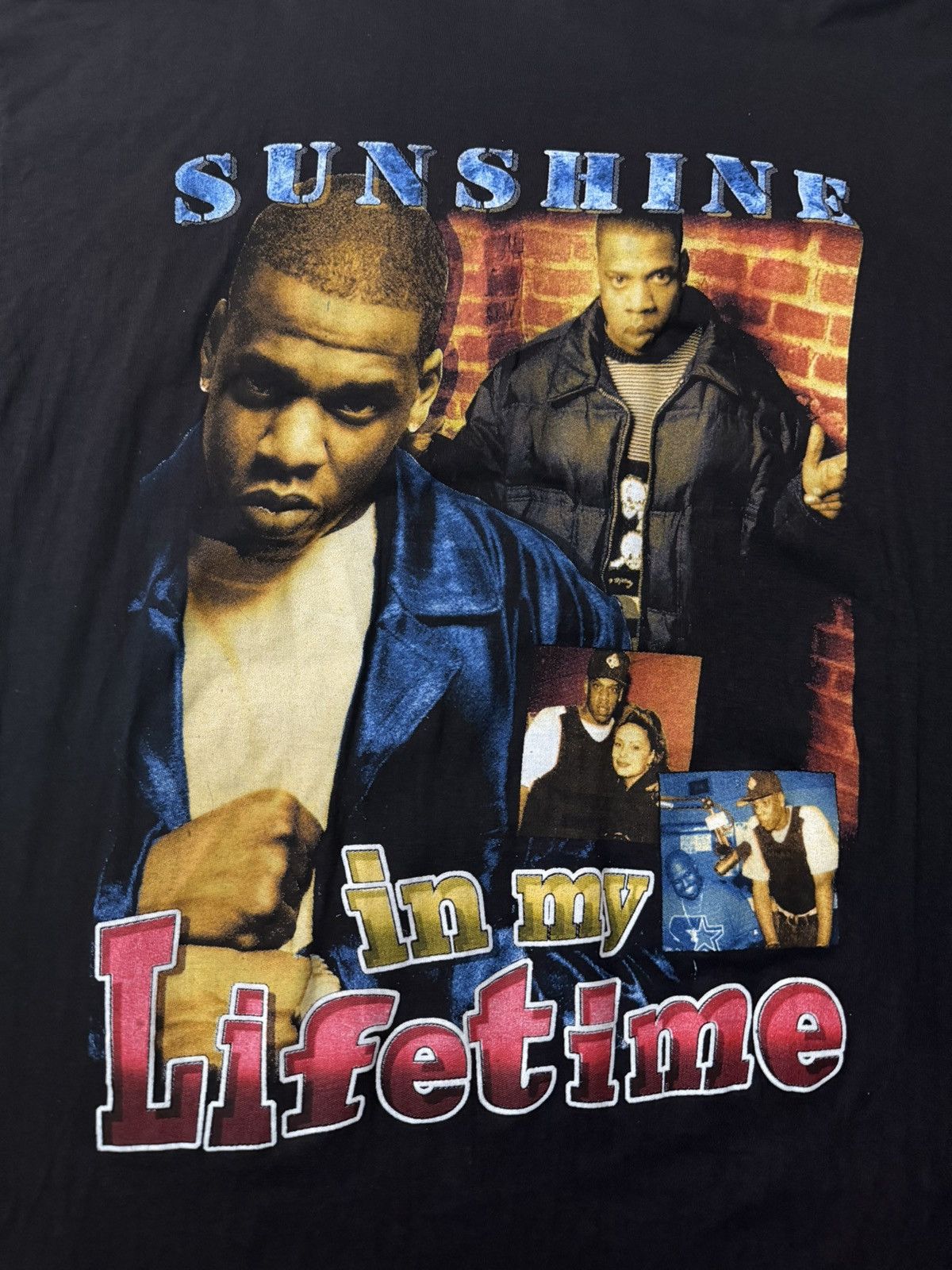 Rap Tees Vintage 90s JAY-Z Sunshine In My Lifetime Rap Tee Size XL Size US XL / EU 56 / 4 - 4 Thumbnail