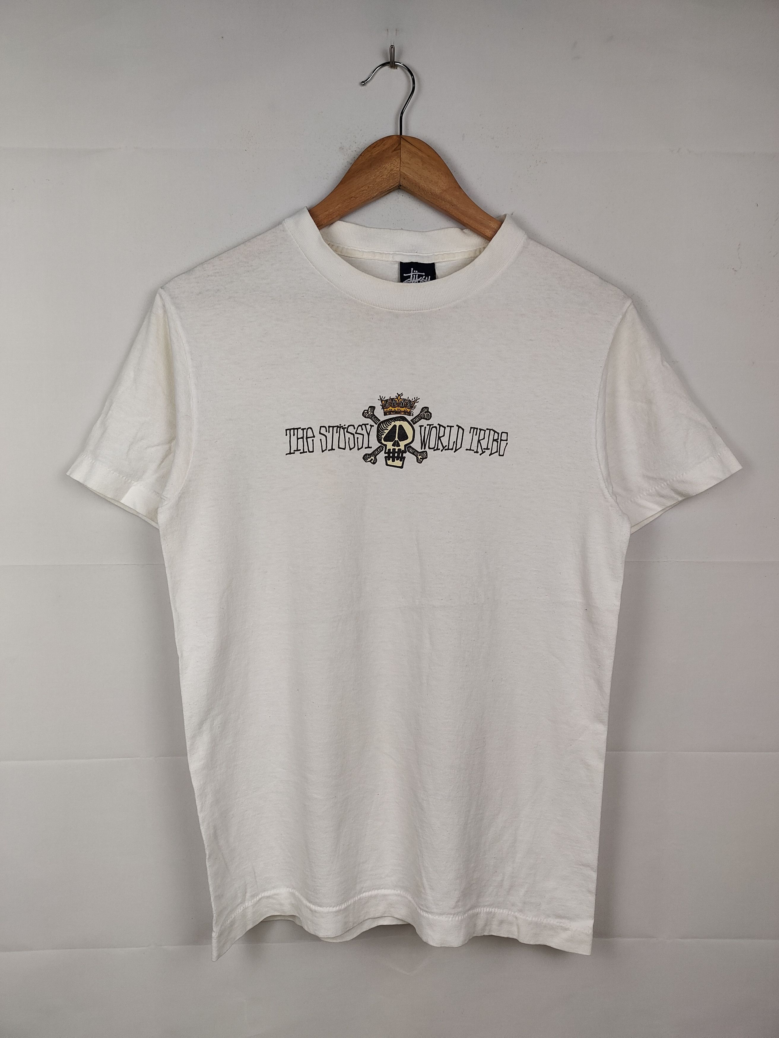 Stussy × Vintage Vintage 90s Stussy Worldtribe Shirt Size US S / EU 44-46 / 1 - 1 Thumbnail