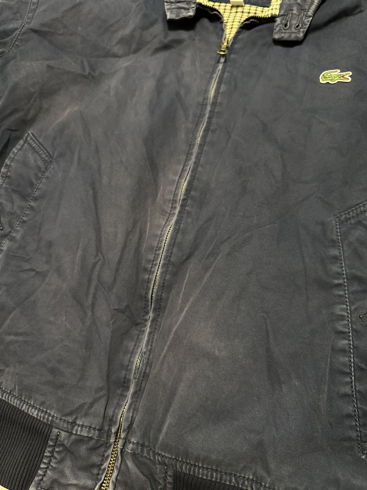 Lacoste Vintage Lacoste Distressed Denim Jacket Size US M / EU 48-50 / 2 - 9 Thumbnail