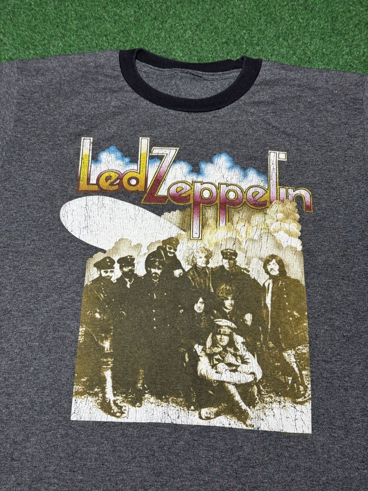 Band Tees Vintage Led Zeppelin II 90s Y2K Ringer S/M Band T Shirt Size US S / EU 44-46 / 1 - 2 Thumbnail