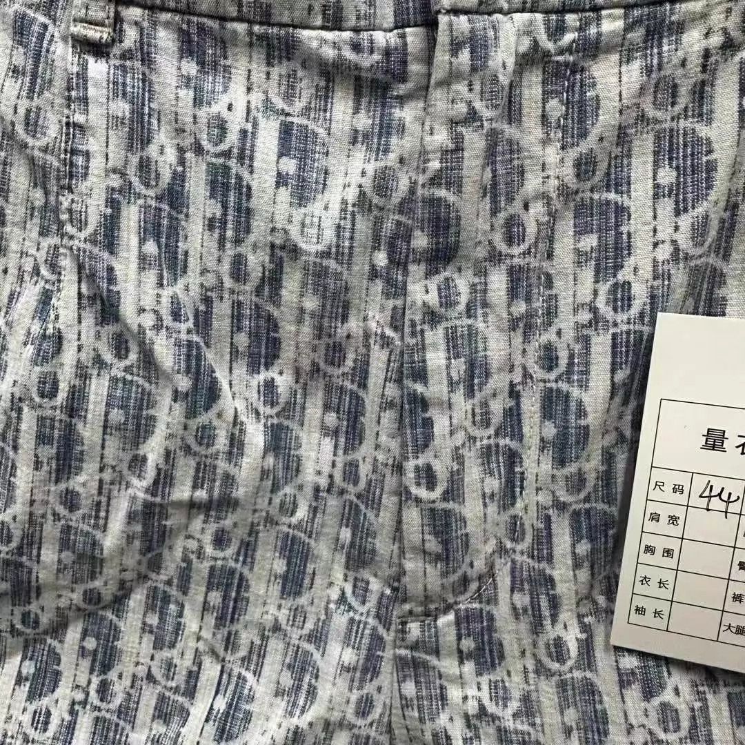 Dior Dior 99 New Blue Denim Oblique Short 44 Size US 28 / EU 44 - 3 Thumbnail