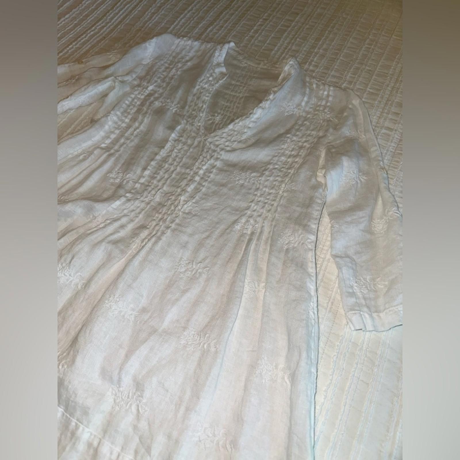 CP Shades CP Shades Small Linen EUC Regina HW Linen Coastal Size S / US 4 / IT 40 - 3 Thumbnail