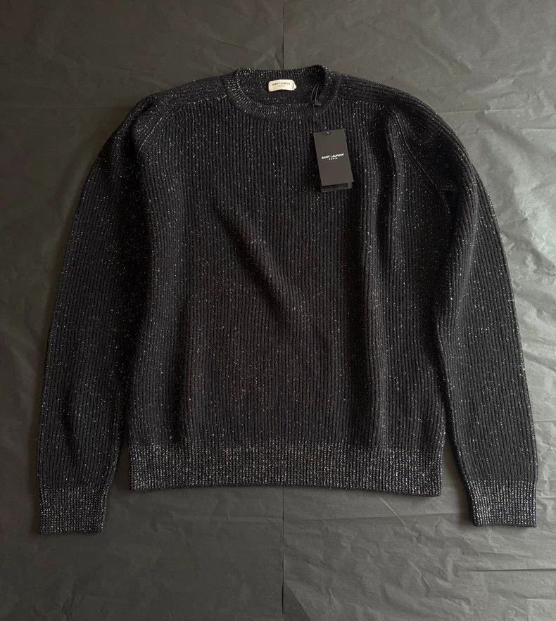 Saint Laurent Paris saint laurent parisSilver wool cashmere sweater 2503-Nextar Size US L / EU 52-54 / 3 - 1 Thumbnail