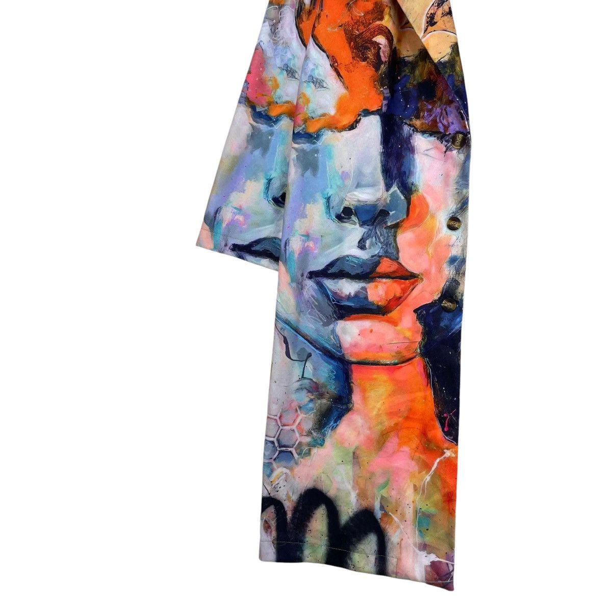 Designer × Japanese Brand Japanese Brand Art Full Print Long Coat Jacket Size L / US 10 / IT 46 - 3 Thumbnail