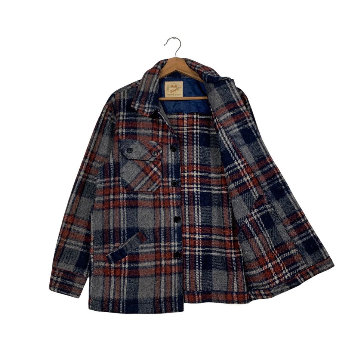 Wrangler Vintage 80’s WRANGLER Tartan Flannel Four Pocket #2556-C115 Size US M / EU 48-50 / 2 - 9 Thumbnail
