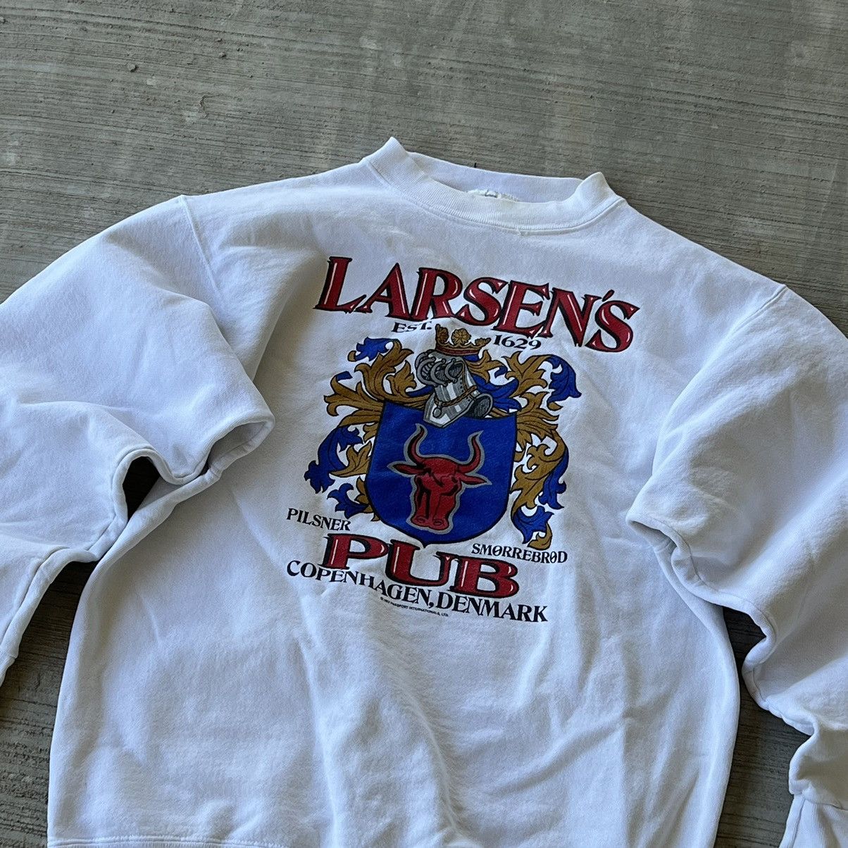 Perfect Shirt Company Larsens Copenhagen 1992 Sweatshirt
