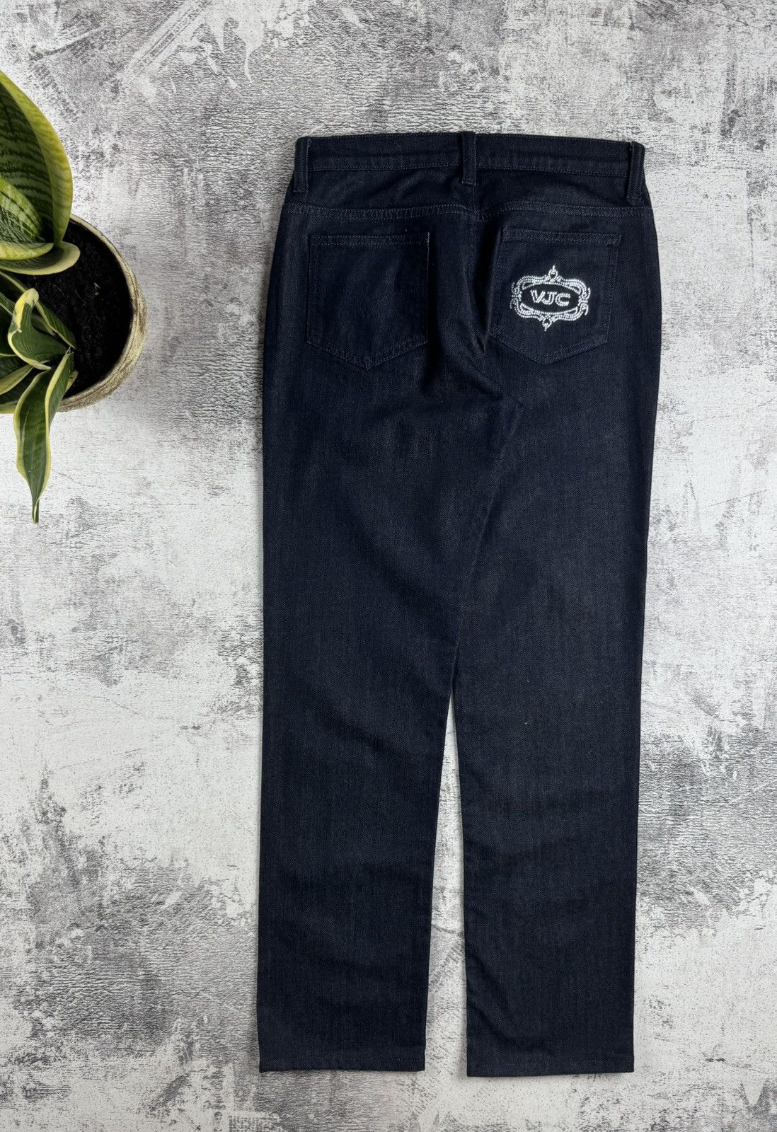 Versace Jeans Couture Versace Couture VJC Y2K Skinny Straight Denim Jeans Trousers Size 30" / US 8 / IT 44 - 2 Thumbnail