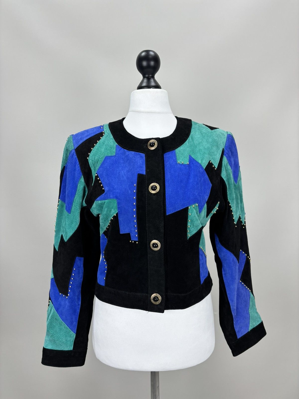 Other Womens leather jacket Dino'z Size 40 Color Multicolor Size S / US 4 / IT 40 - 2 Thumbnail