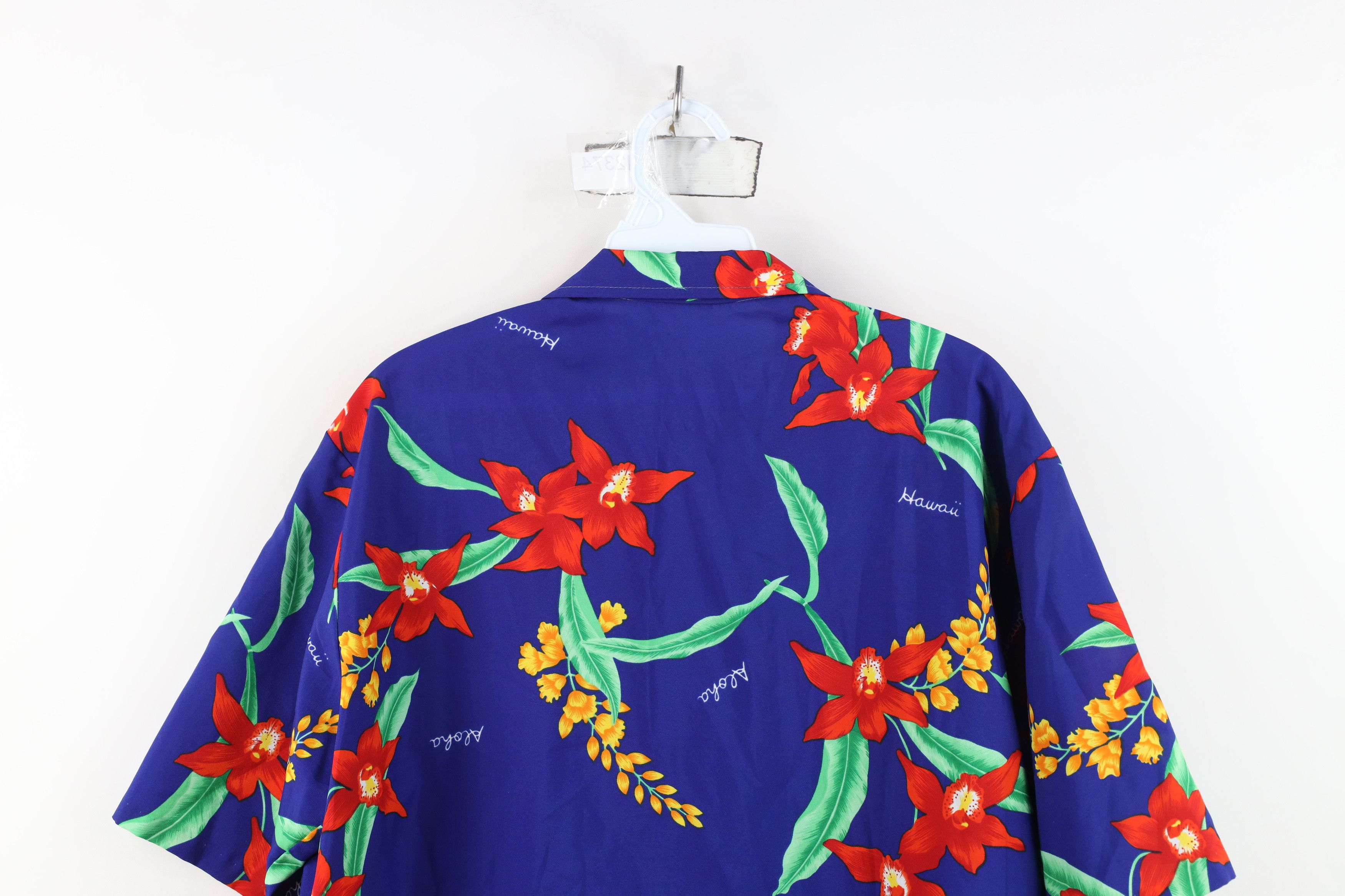 Vintage Vintage 60s Streetwear Flower Camp Collar Button Shirt USA Size US L / EU 52-54 / 3 - 11 Thumbnail