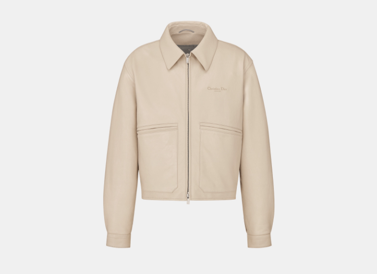 Dior o1w1db10525 443L40 Couture Zipped Jacket in Beige Size US L / EU 52-54 / 3 - 1 Thumbnail