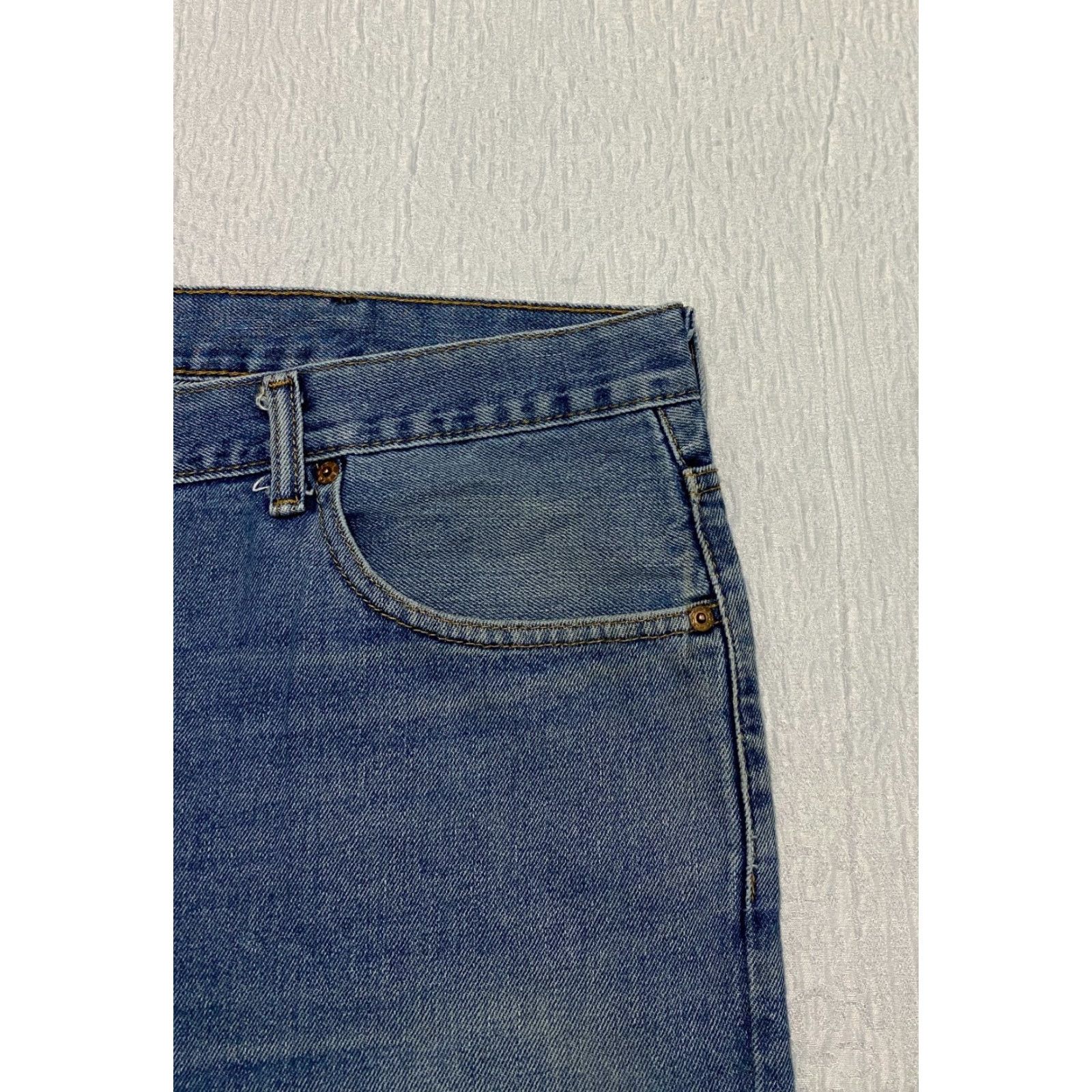 Levi's VINTAGE Levi's 550 Relaxed Fit Jeans 48×32 Blue Denim Pants Baggy Mens Jeans 5-Pocket Design Straight Size US 32 / EU 48 - 4 Thumbnail
