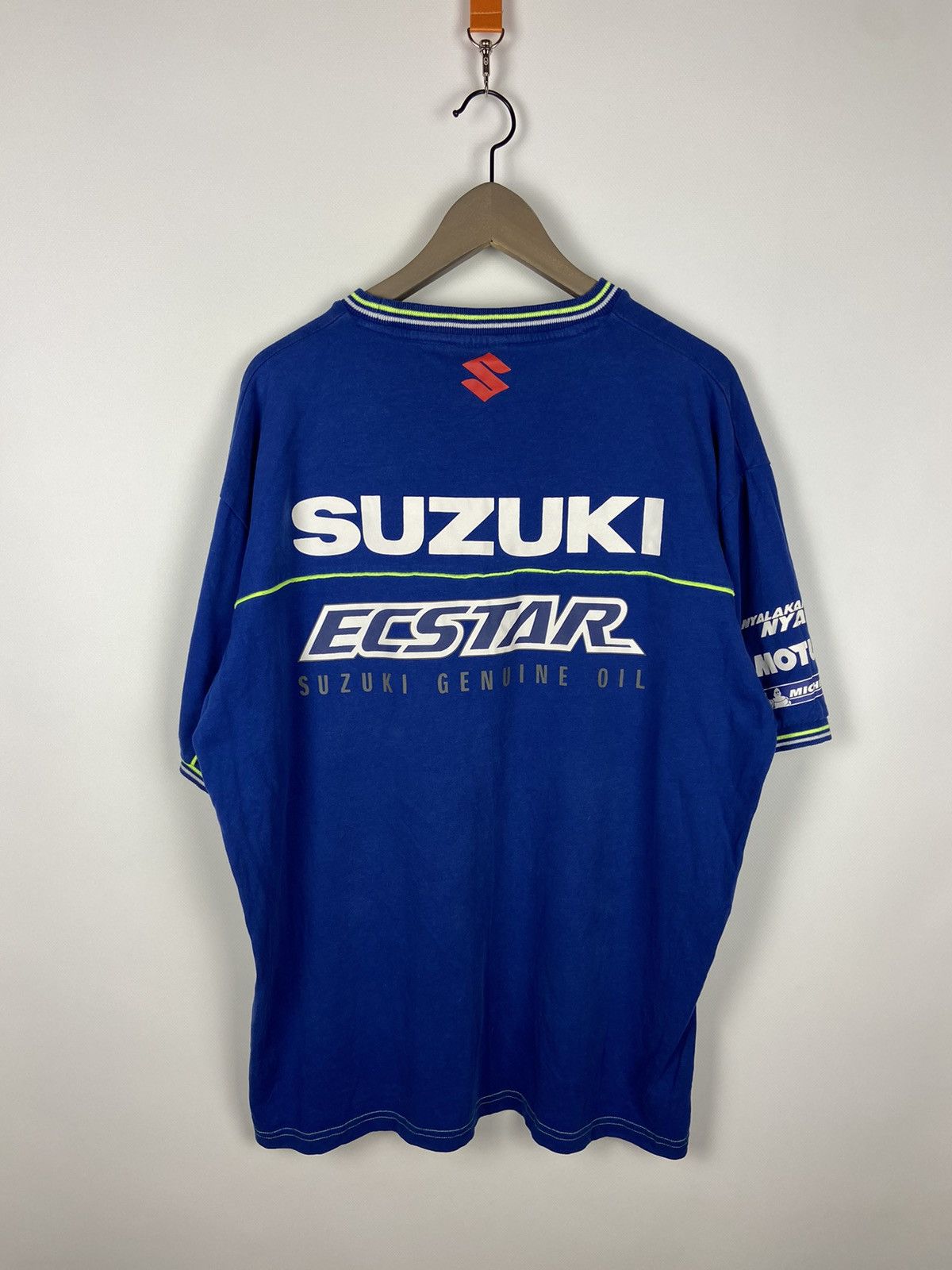 Vintage Team Suzuki Ecstar Official Merchandise Men’s Blue T-Shirt Size US XXL / EU 58 / 5 - 2 Thumbnail