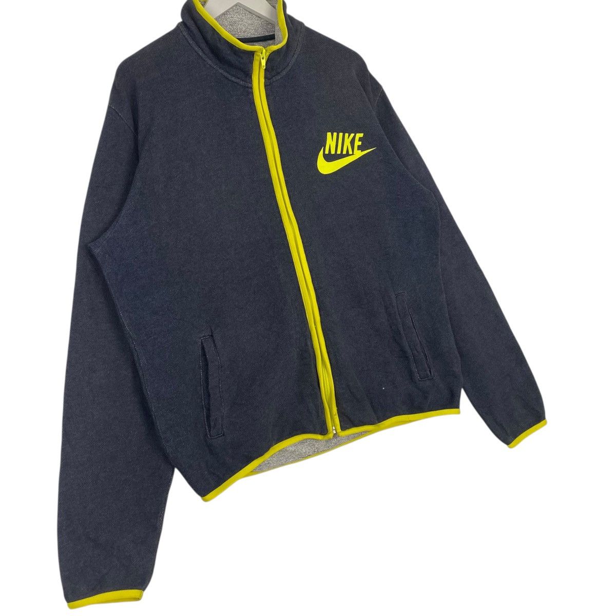 Other Vintage Nike Sportswear Full Zip Sweater Blue Made In China Size US XL / EU 56 / 4 - 3 Thumbnail