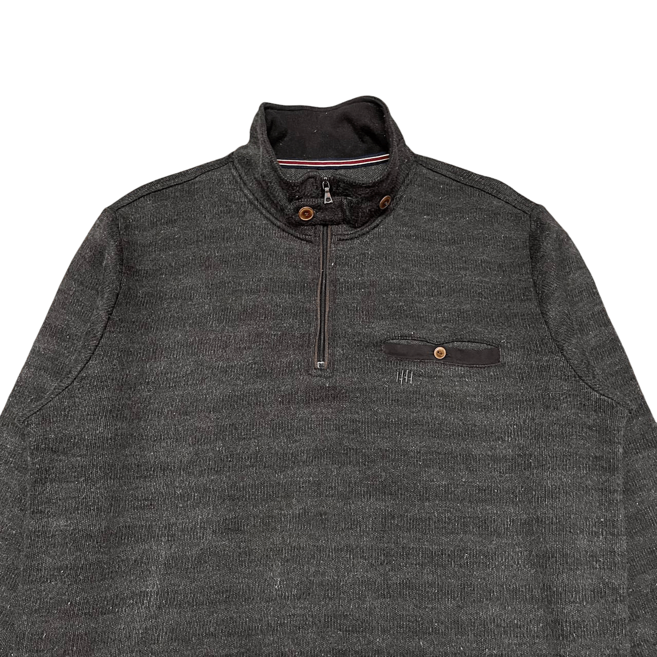 Kansai Yamamoto Vintage Kansai Yamamoto Half Zipper Sweatshirt Embroidery Size US M / EU 48-50 / 2 - 2 Thumbnail