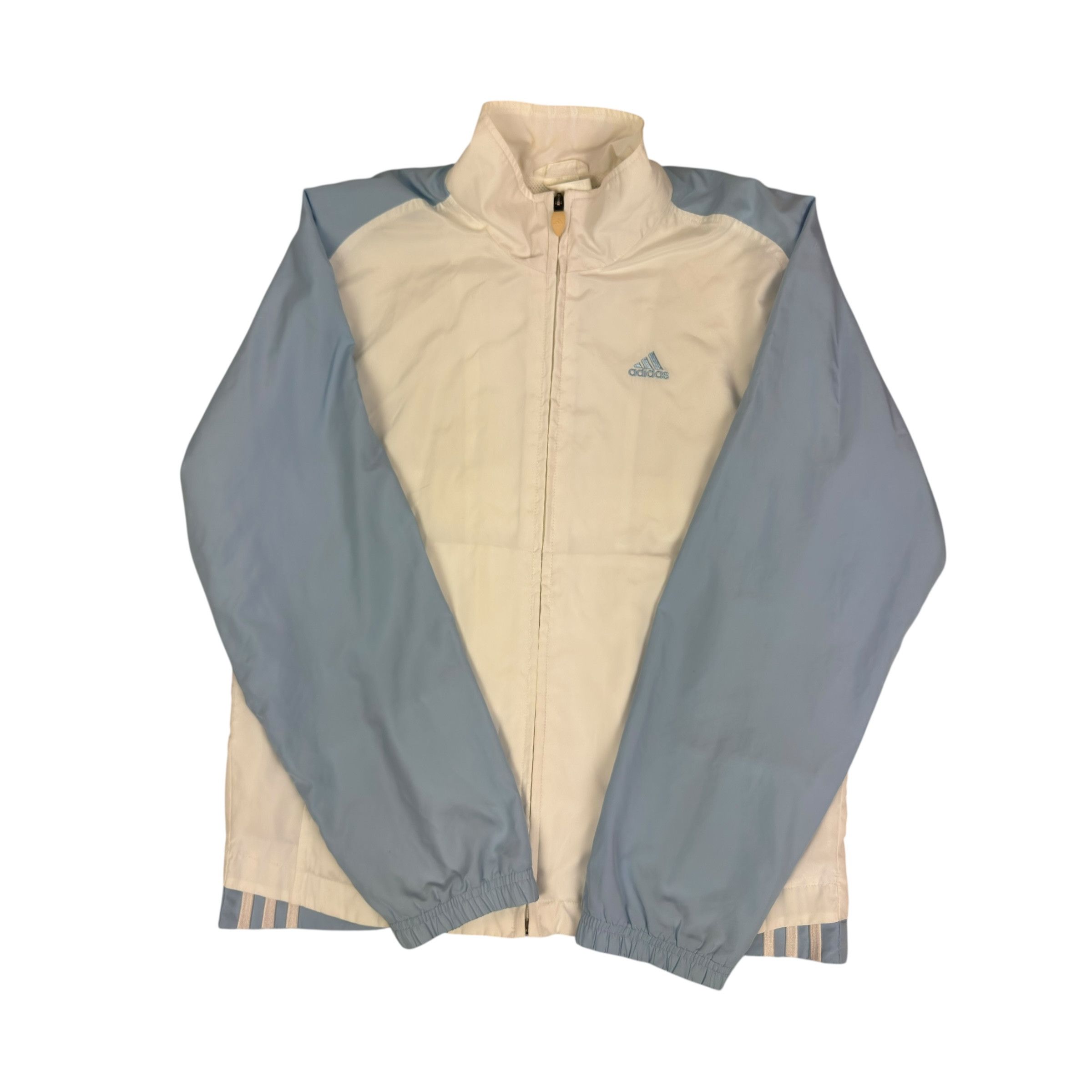 Adidas Adidas Mens Blue Beige Long Sleeve Full Zip Tracksuit S Size US S / EU 44-46 / 1 - 7 Thumbnail