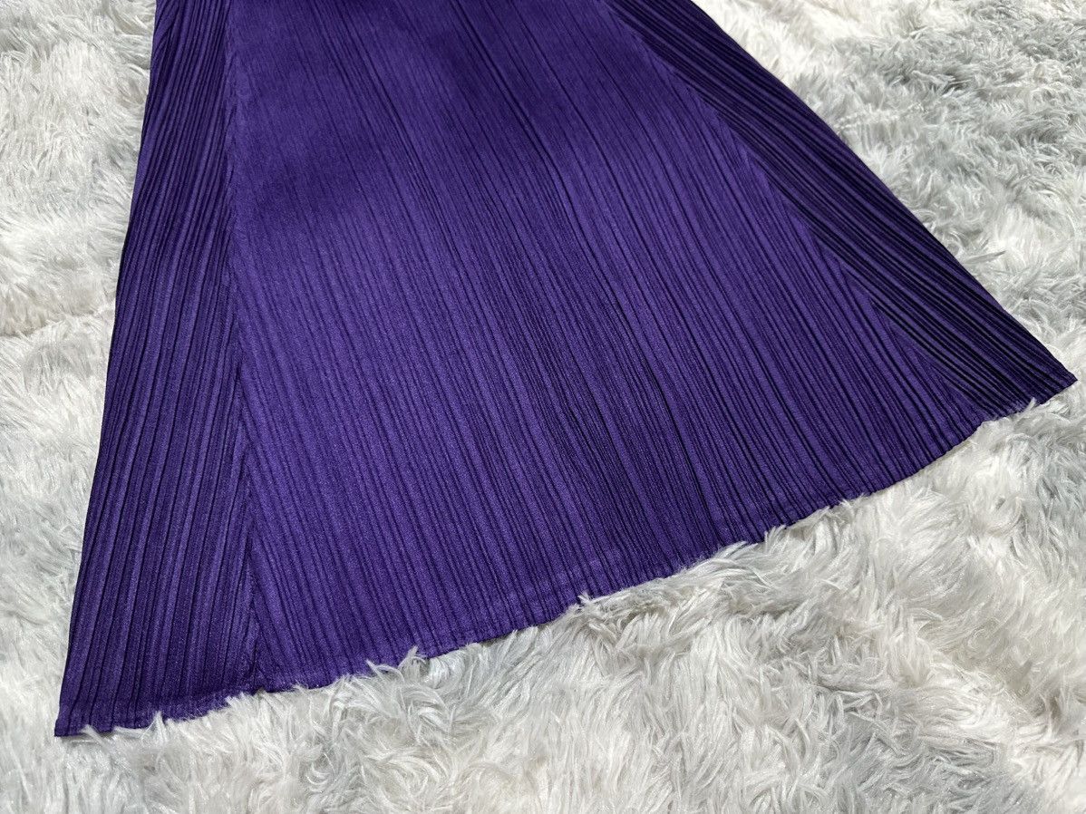 Issey Miyake 🔥Rare Issey Miyake Pleats Please Dress Purple Size L / US 10 / IT 46 - 6 Thumbnail