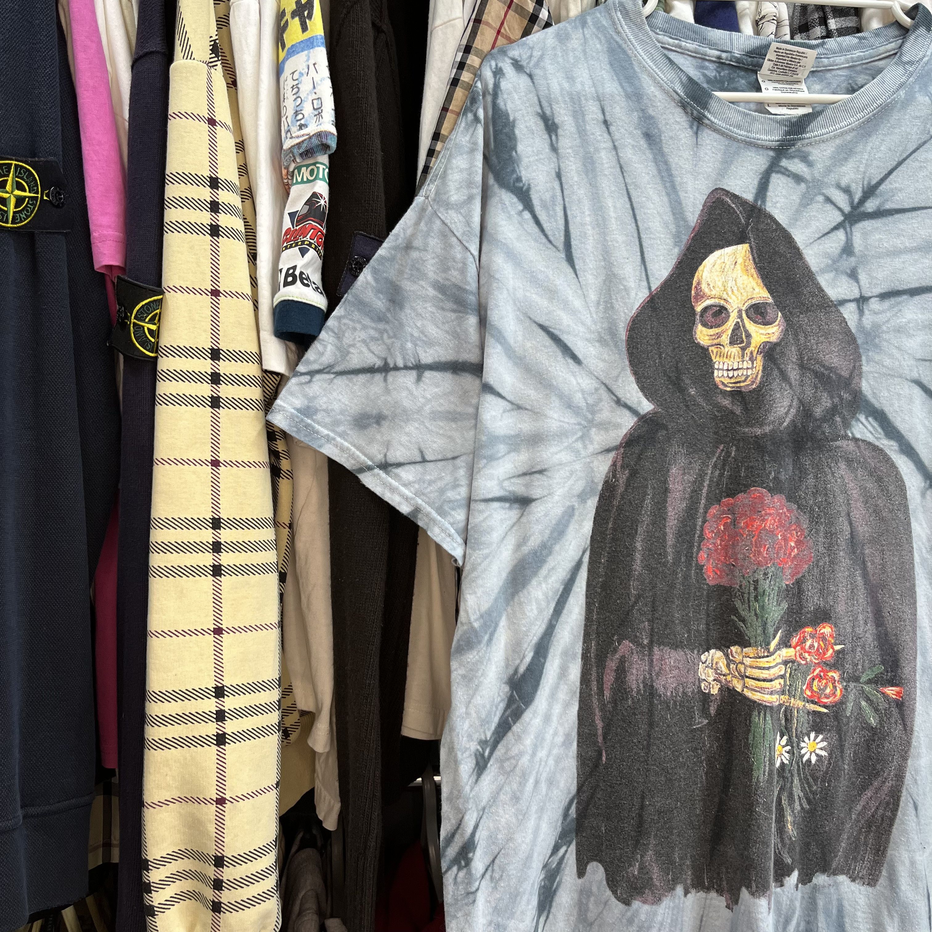 Kanye West YEEZUS ARCHIVE GRIM REAPER 2014 TOUR MERCH TEE - LOT № 26 Size US L / EU 52-54 / 3 - 2 Thumbnail