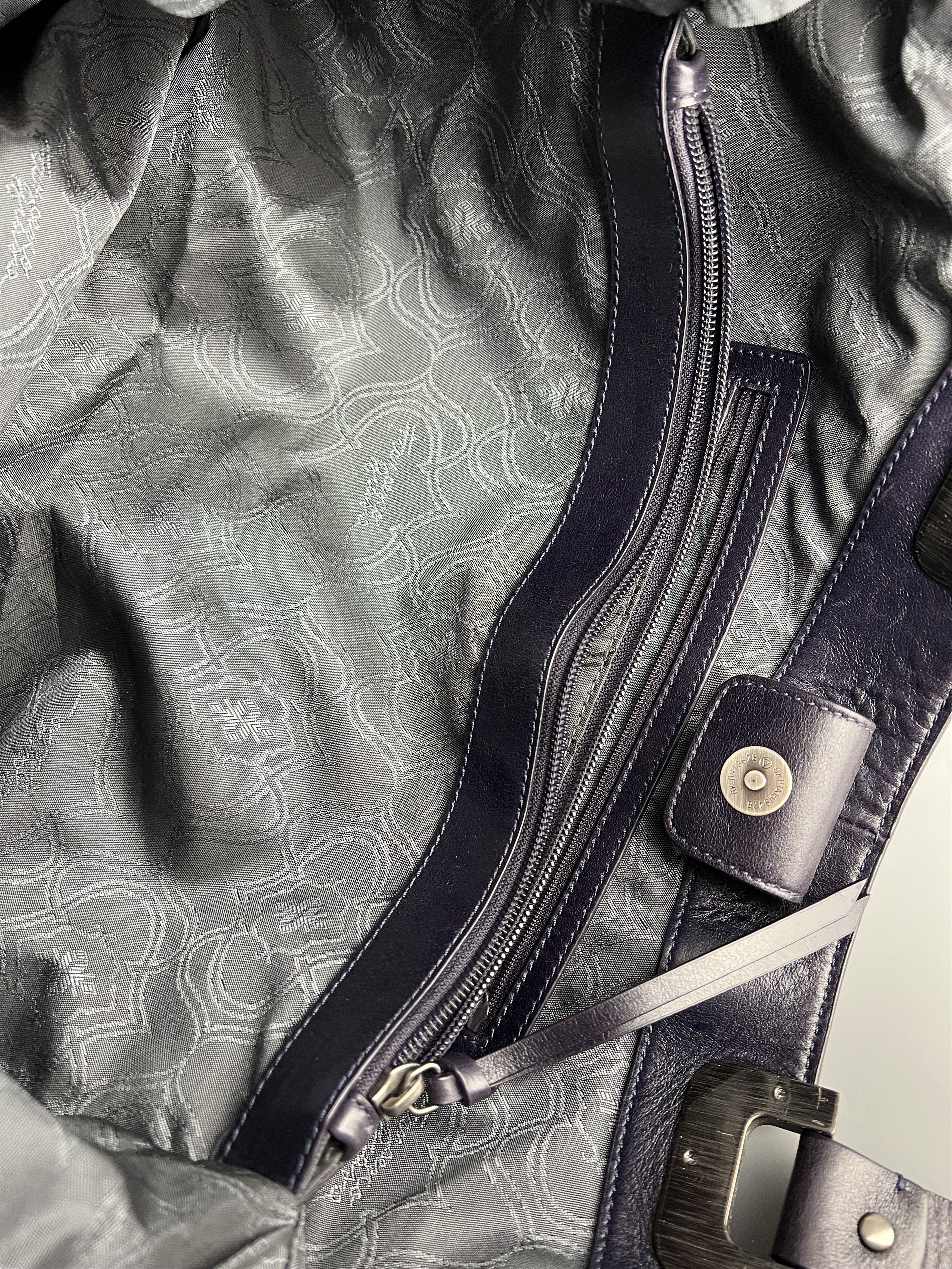 Leather Francesco Biasia Woven Leather Shoulder Bag Handbags Purple Size ONE SIZE - 14 Thumbnail