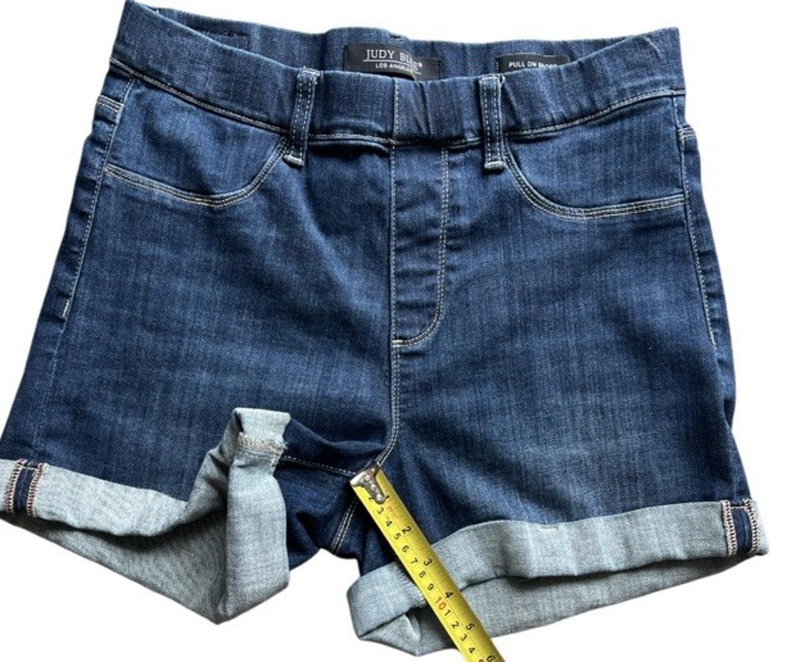 Designer Judy Blue Shorts Sz Large Pull On Stretch High Rise Cuffed Size 36" / US 14 / IT 50 - 5 Thumbnail