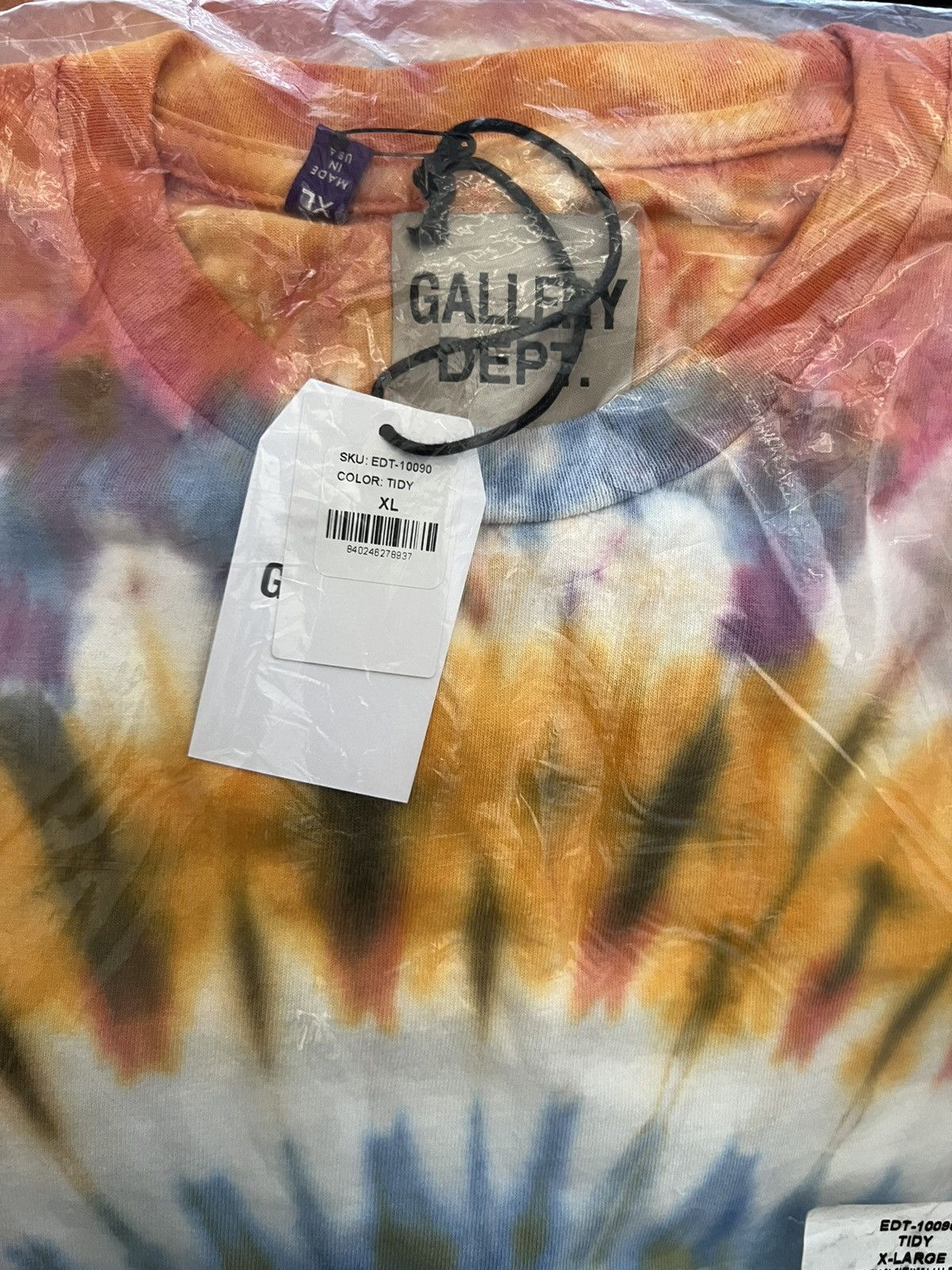 Gallery Dept. Gallery Dept. Eye Tie Dye Short Sleeve Tee Shirt Size US XL / EU 56 / 4 - 3 Thumbnail
