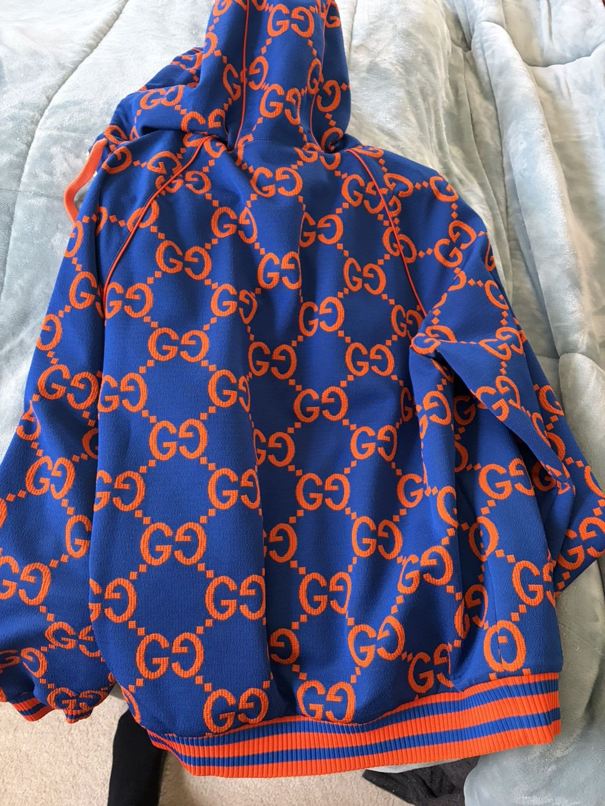 Gucci Gucci blue and orange hoodie Size US M / EU 48-50 / 2 - 5 Thumbnail