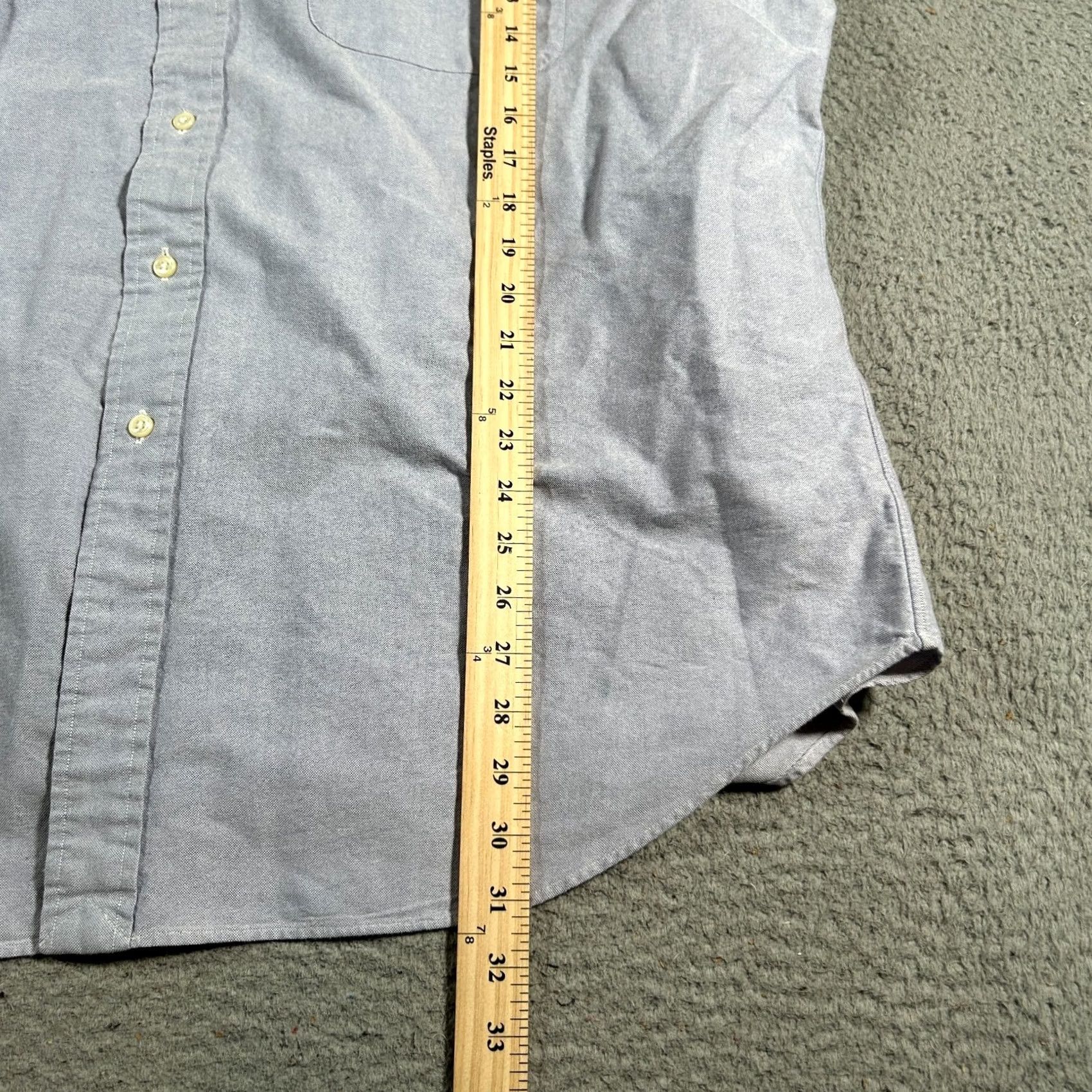 Ralph Lauren Ralph Lauren Shirt Mens XL Light Blue Blaire Fit Logo Pleated Button Down Casual Size US XL / EU 56 / 4 - 6 Thumbnail