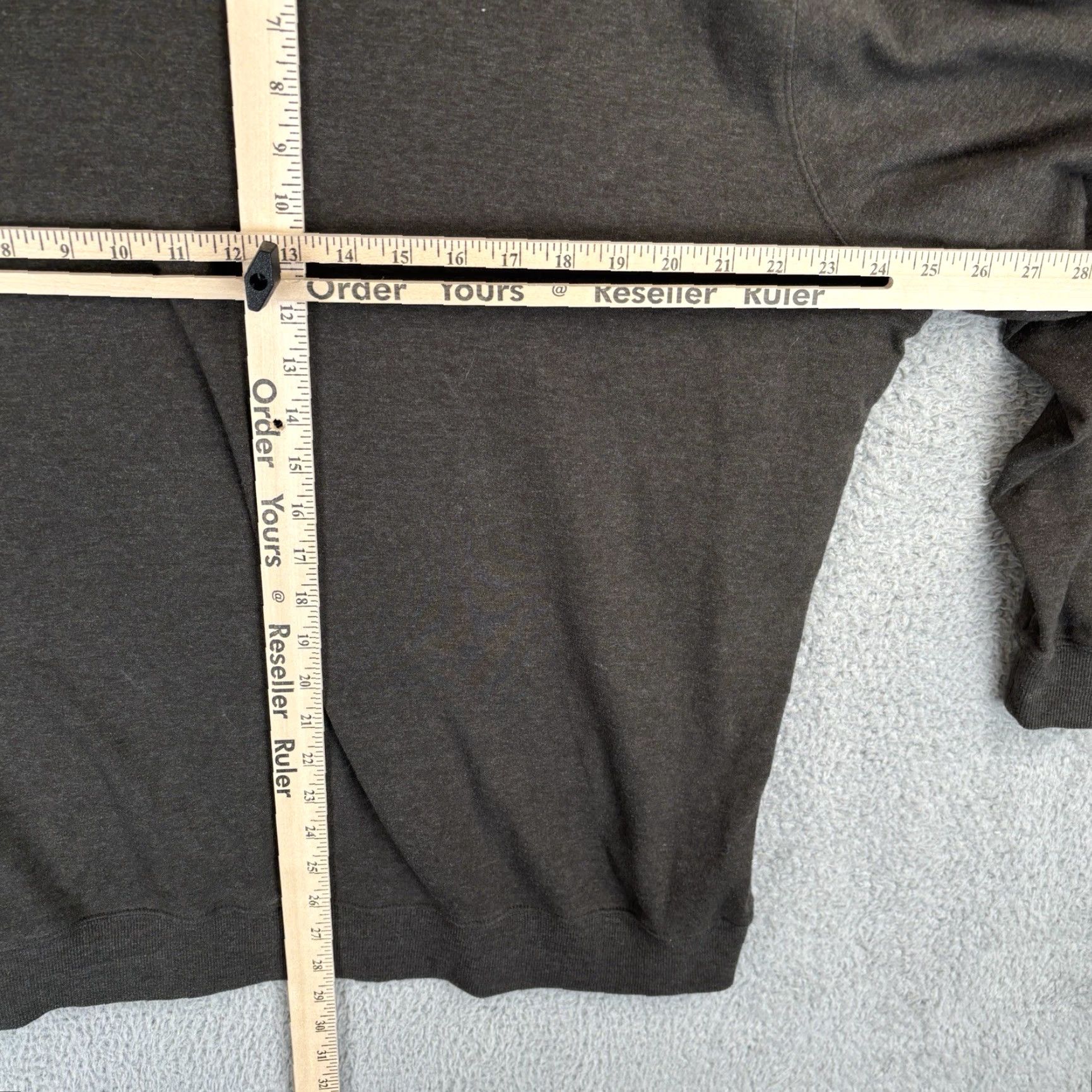 J Brand The Normal Brand Sweater Mens 2XL Brown 1/4 Zip Pullover Knit Zip Mock Neck Classic Cotton Blend Sweatshirt Casual Size US XXL / EU 58 / 5 - 5 Thumbnail