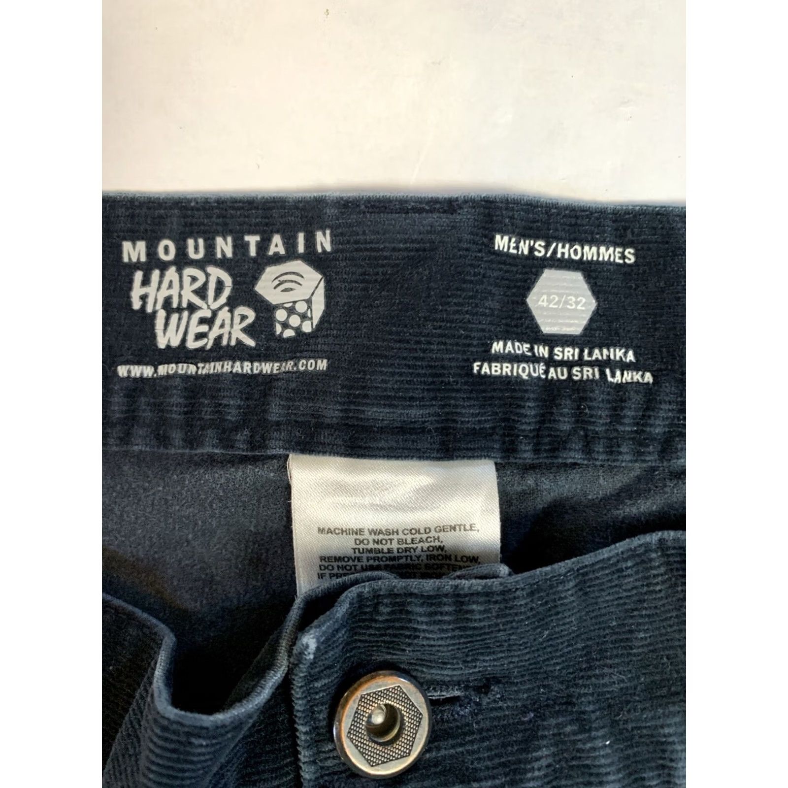 Mountain Hardwear VINTAGE Mountain Hardwear Pants Mens 42x32 Blue Corduroy Baggy Y2K Casual Outdoor Size US 42 / EU 58 - 4 Thumbnail