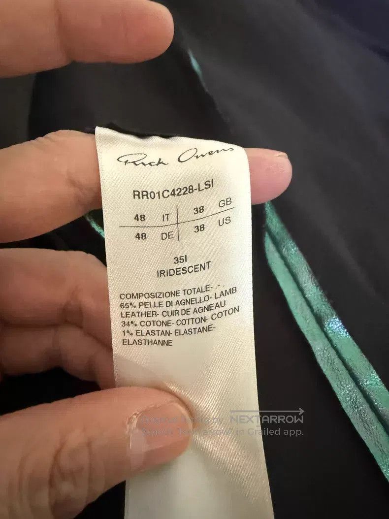 Rick Owens Rick Owens Size 48 Laser green jacket| Size US M / EU 48-50 / 2 - 9 Thumbnail