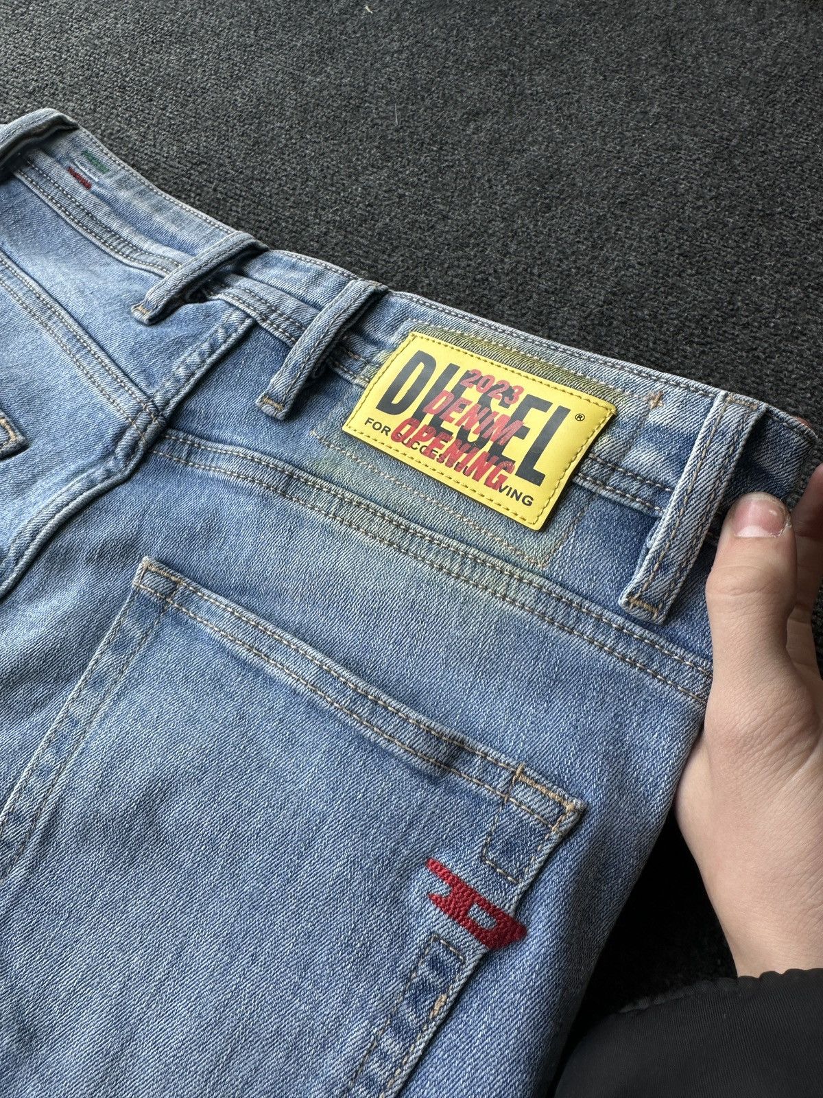 Diesel 🚨 RARE DIESEL MEN DENIM JEANS AVANT GARDE IFSIXWASNINE Y2K Size US 31 - 13 Thumbnail