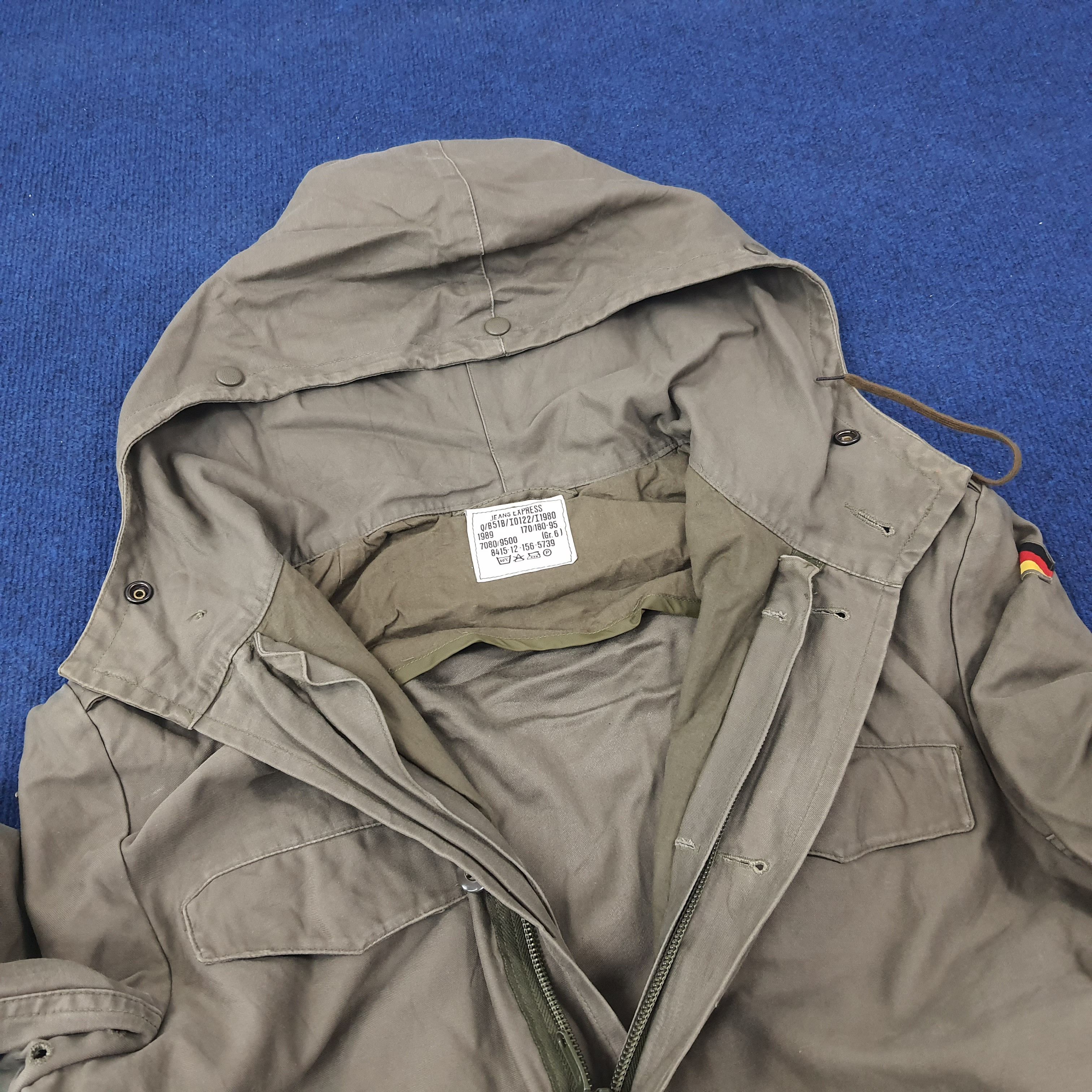 Express × Vintage Vintage JEAN EXPRESS GERMANY Army Military Jacket C233N5 Size US L / EU 52-54 / 3 - 5 Thumbnail