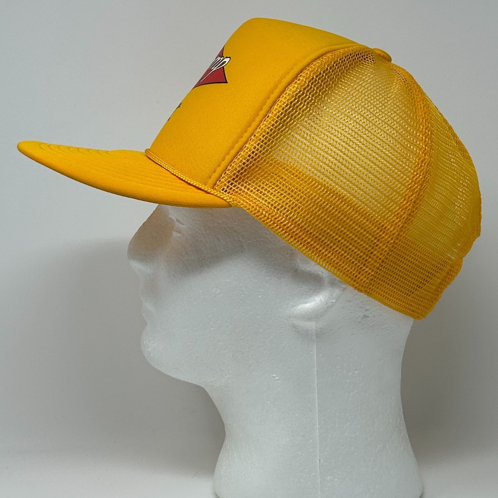 Vintage Vintage 90s Cy Camp Trucking Trucker Hat Baseball Cap Yellow Size ONE SIZE - 6 Thumbnail