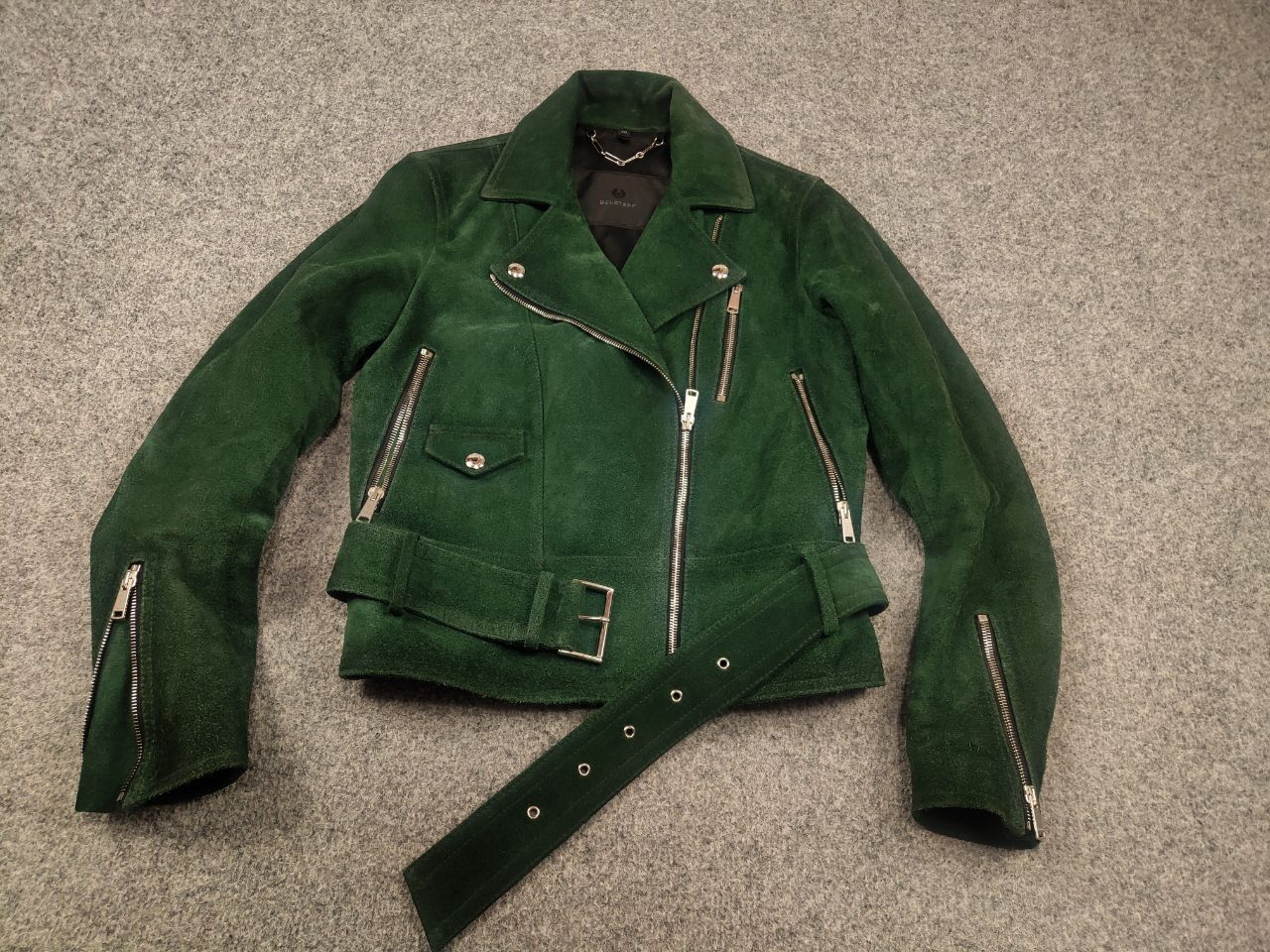 Belstaff Belstaff Elkstone Suede Leather Biker zip Jacket Vintage Size S / US 4 / IT 40 - 3 Thumbnail