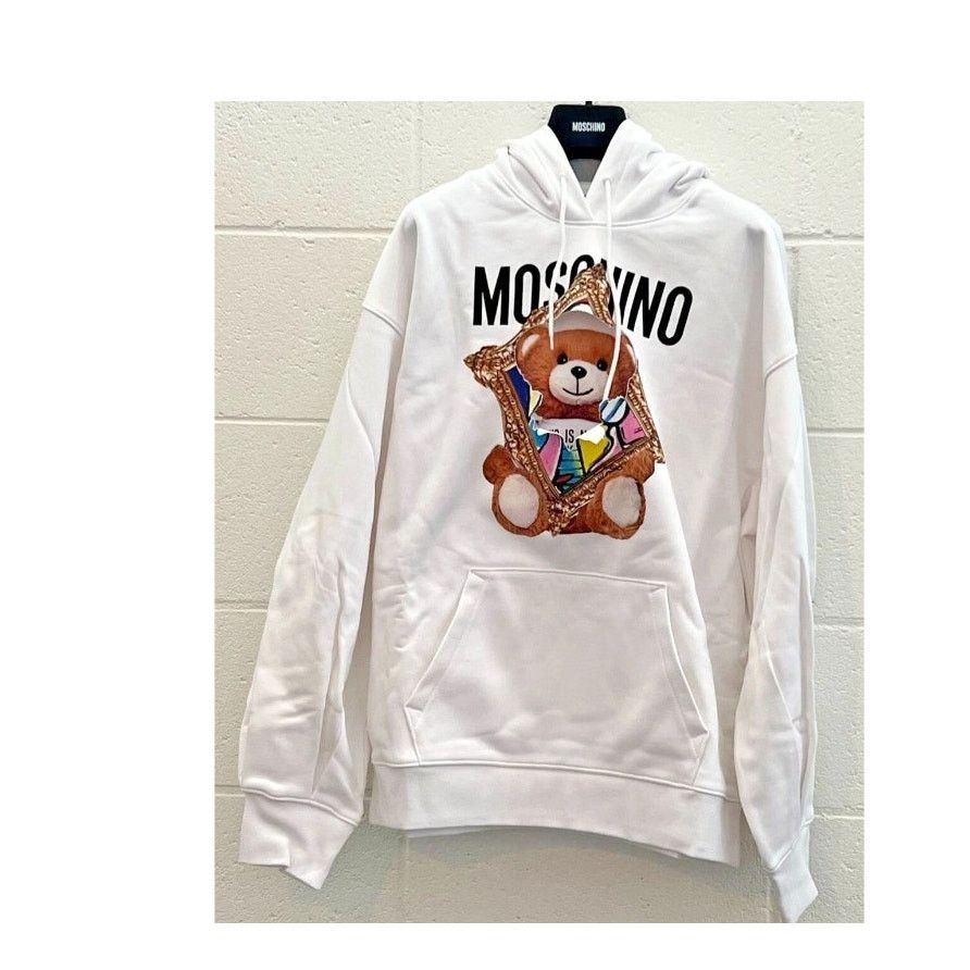 Moschino SS20 Moschino Couture Jeremy Scott Teddybear Painting Hoodie Size L / US 10 / IT 46 - 1 Thumbnail